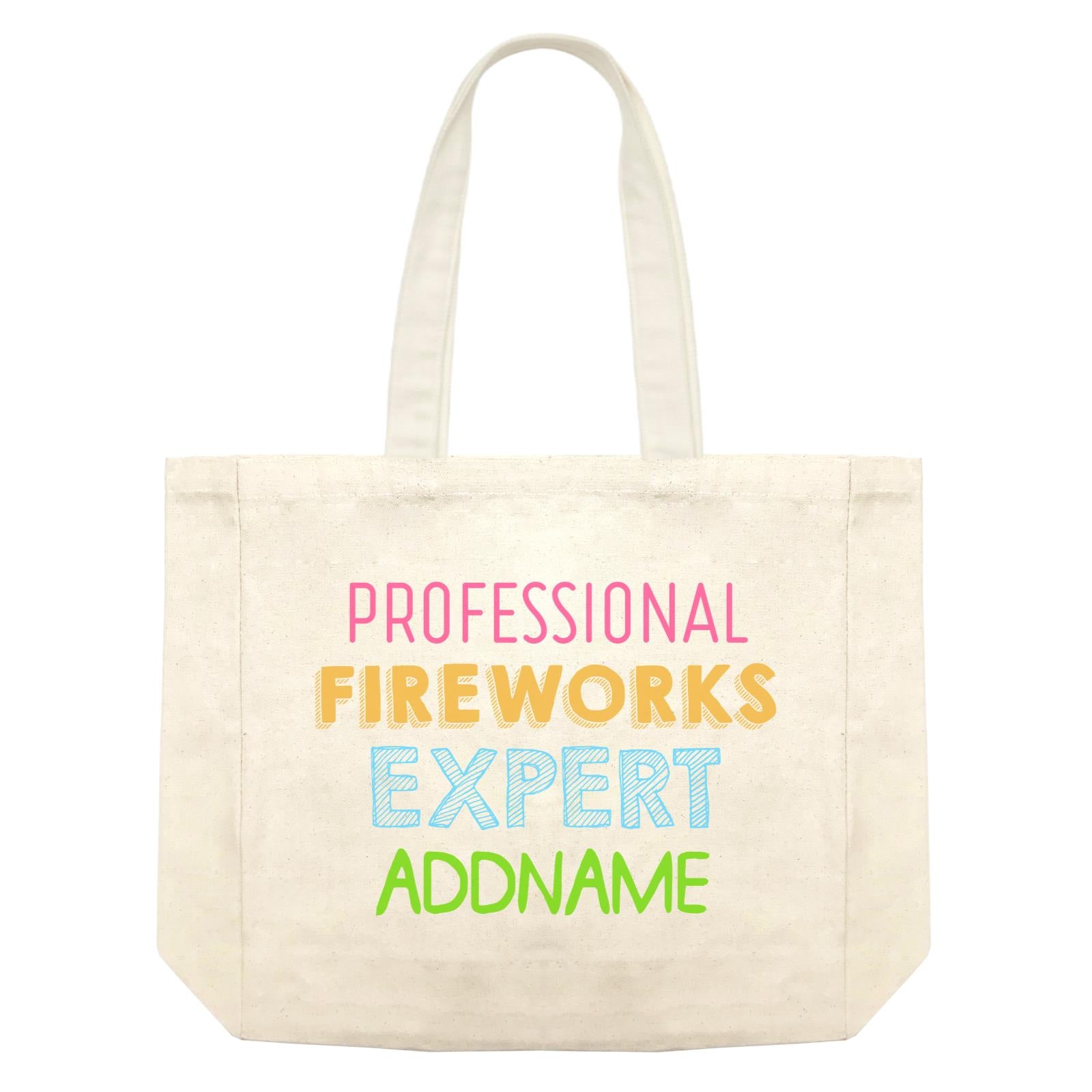 Professional Fireworks Expert Addname Shopping Bag