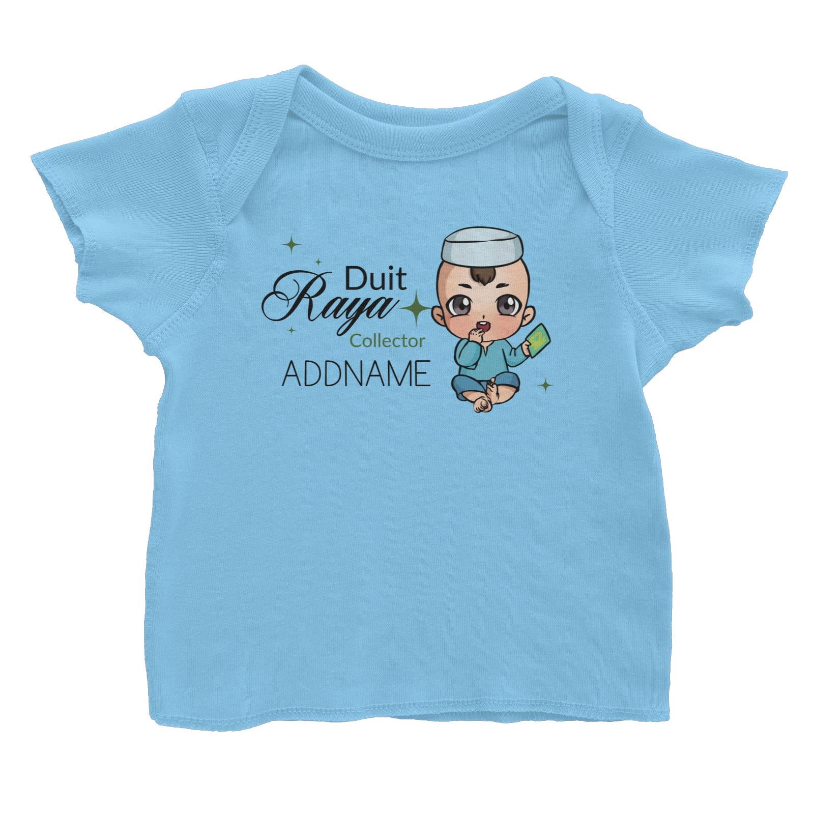 Raya Chibi Baby Baby Boy Duit Raya Collector Addname Baby T-Shirt
