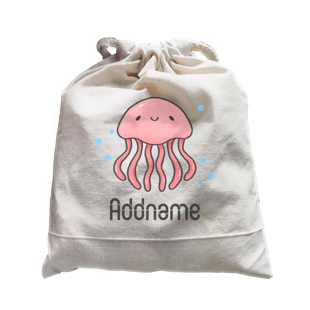 Cute Hand Drawn Style Jellyfish Addname Satchel
