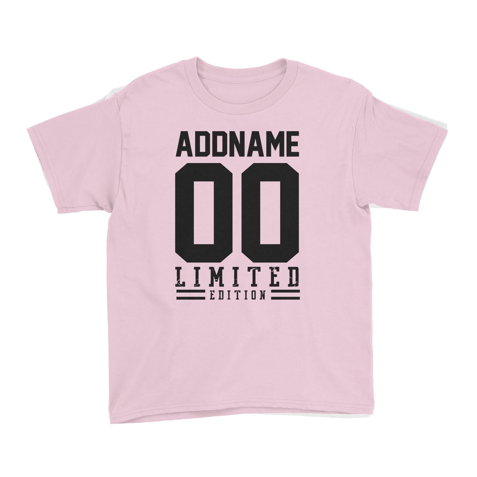 Limited Edition Jersey Personalizable with Name and Number Kid's T-Shirt
