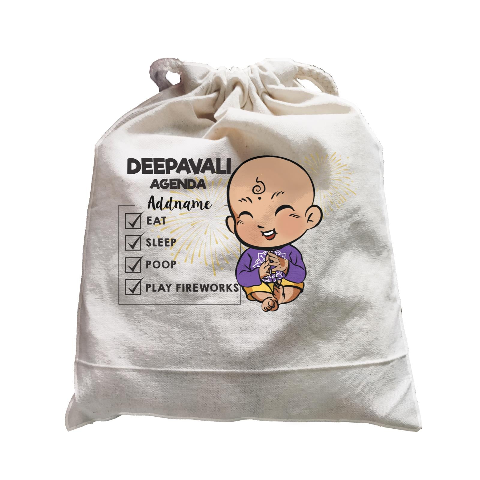 Deepavali Chibi Baby Boy Agenda Addname Satchel