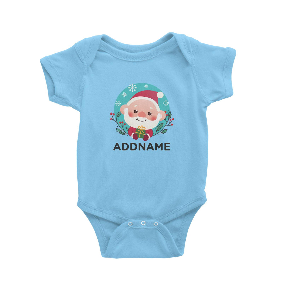 Christmas Cute Animal Series Cute Santa Baby Romper