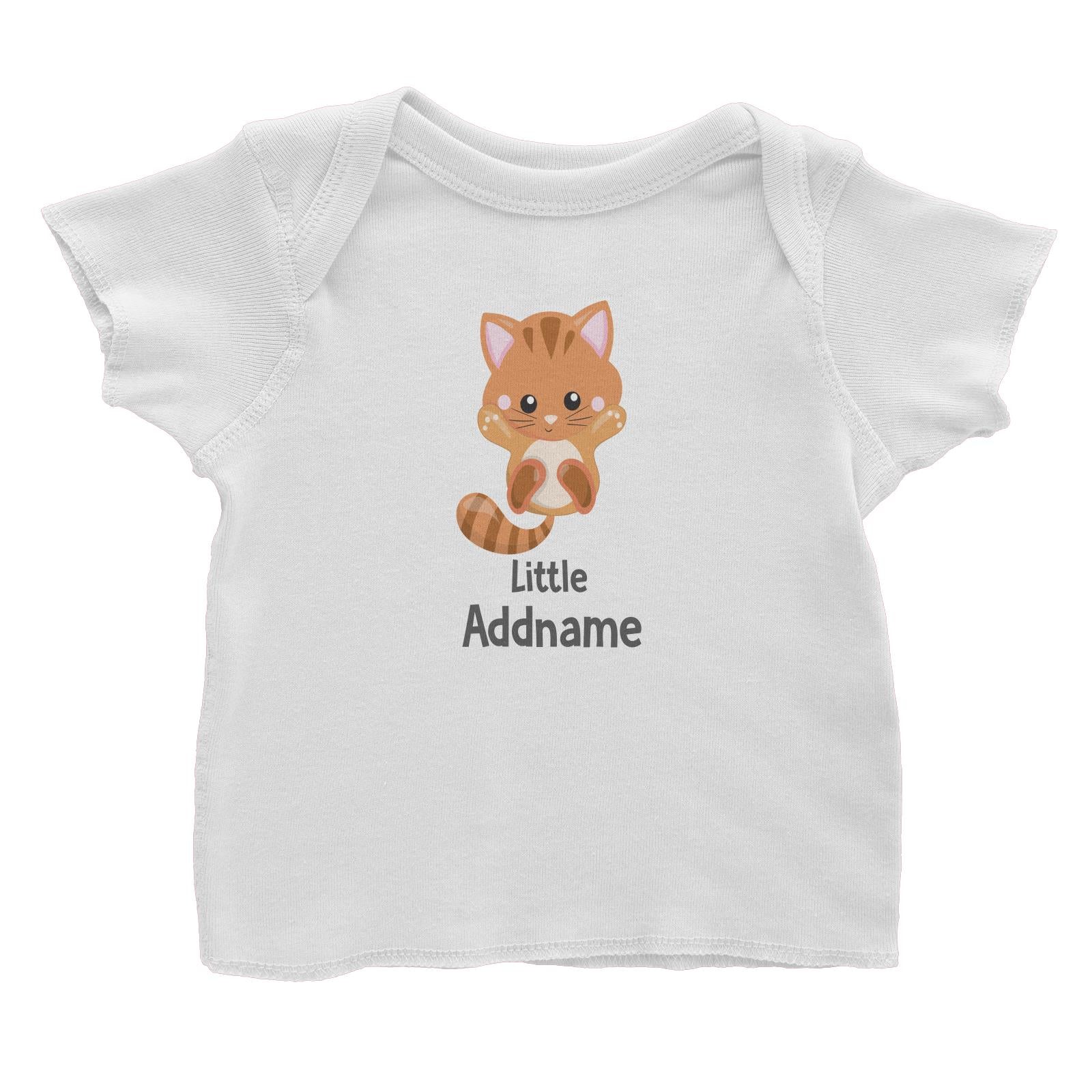 Adorable Cats Orange Cat Little Addname Baby T-Shirt