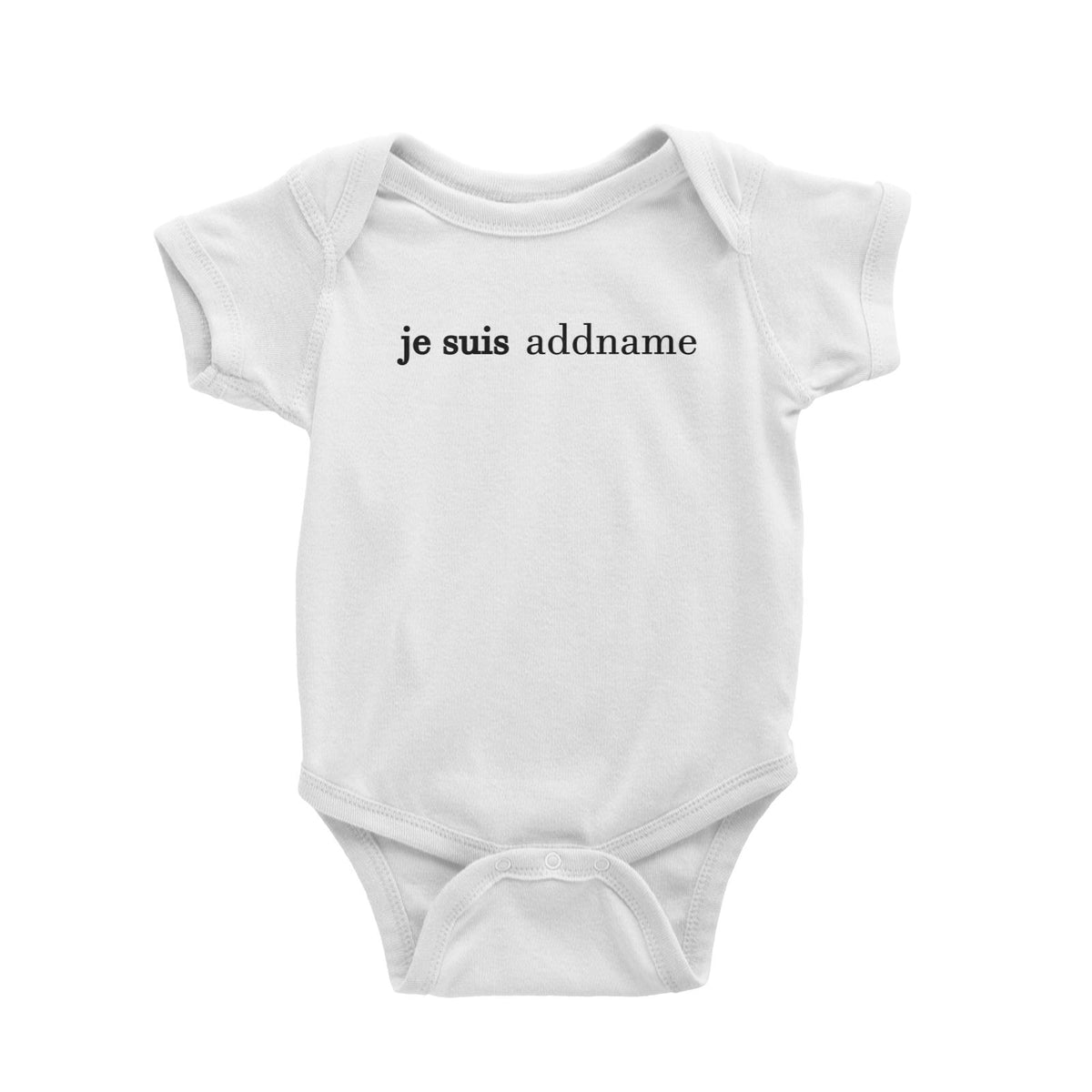 Streetwear Je Suis Addname Baby Romper