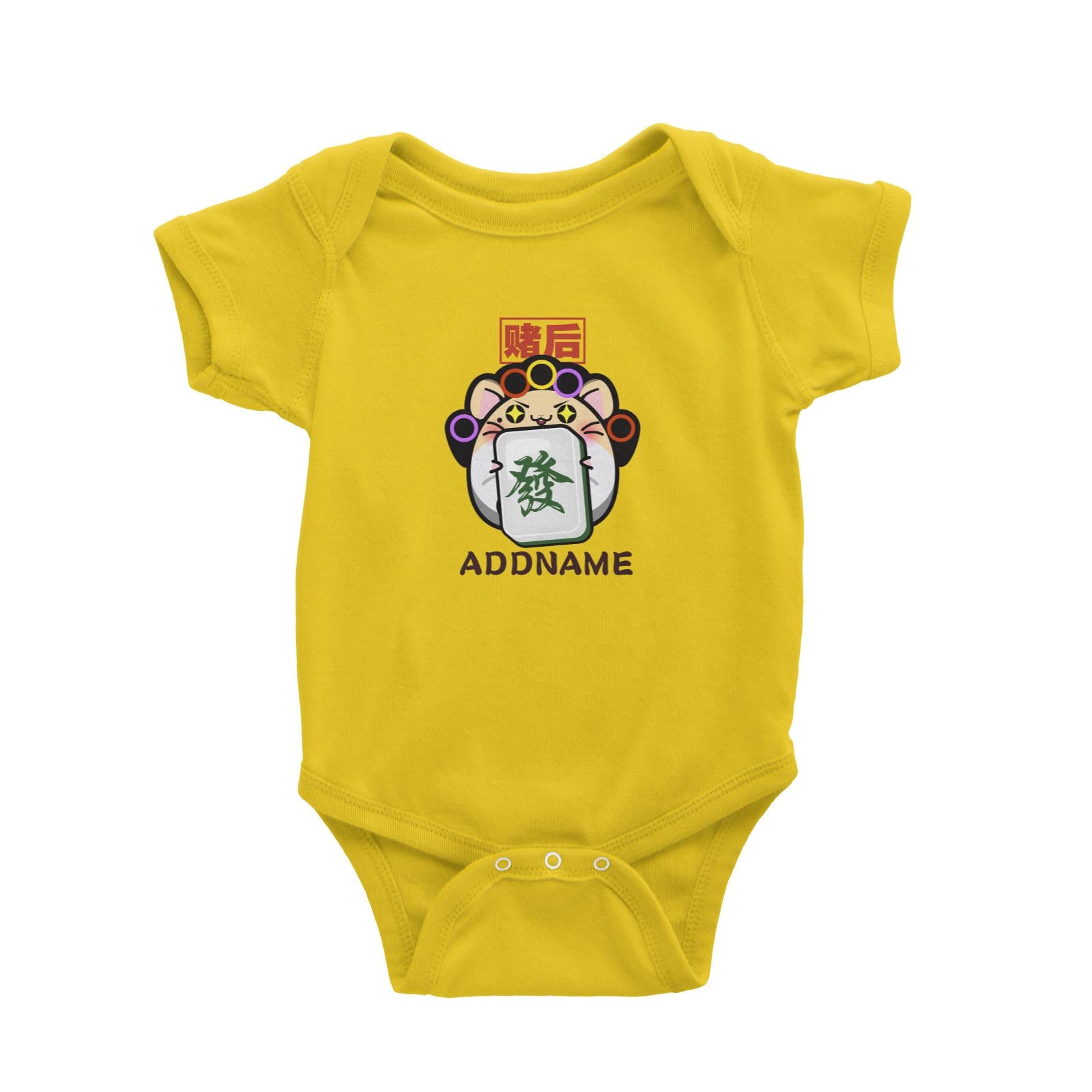 Prosperous Mouse Series Aunty Fa The Mahjong Queen Baby Romper