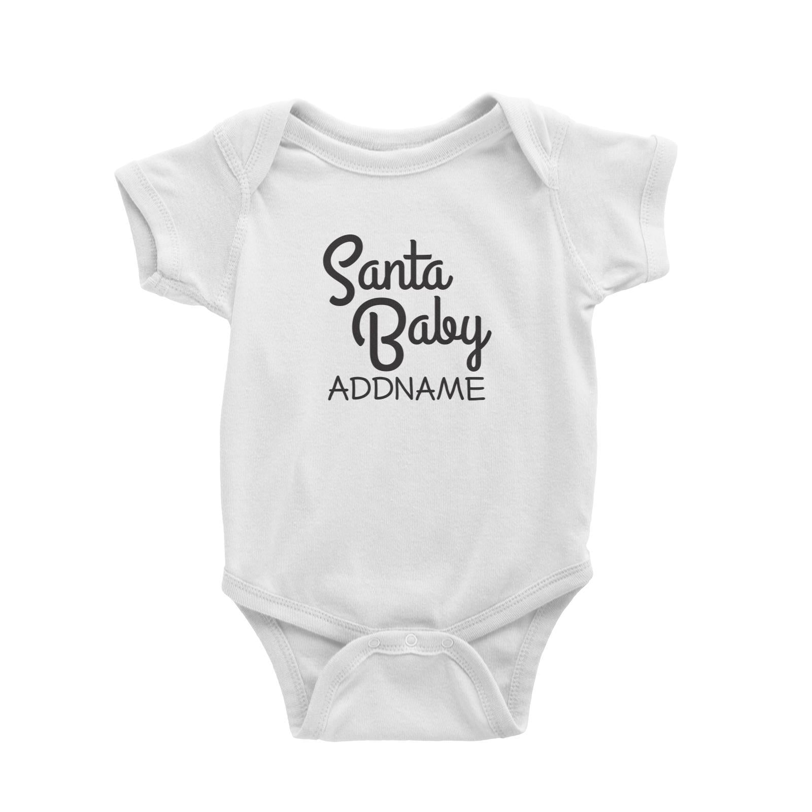 Xmas Santa Baby Baby Romper