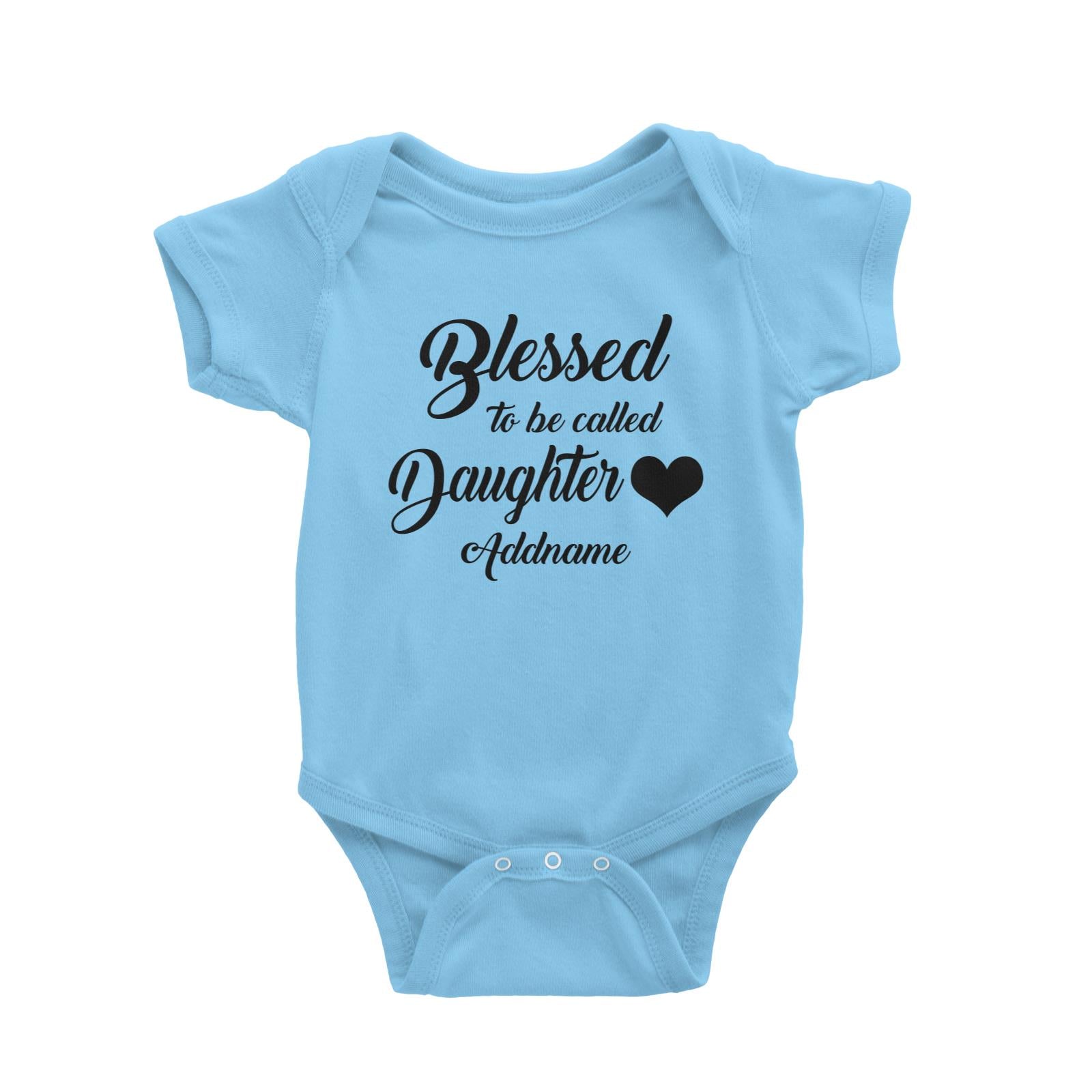 Blessed To Be Called Daughter Baby Romper