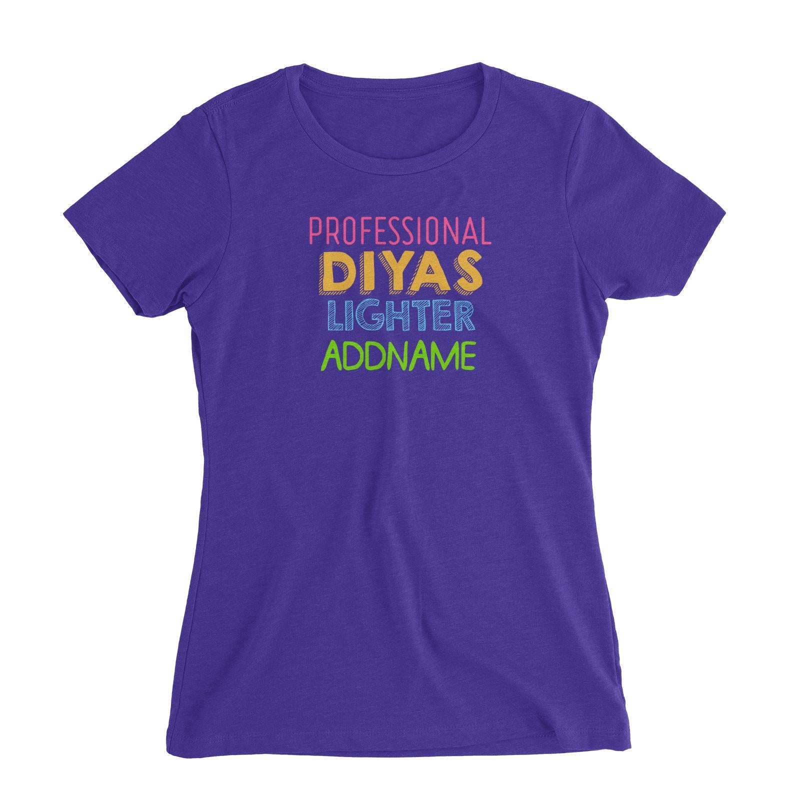 Professional Diyas Lighter Addname Women's Slim Fit T-Shirt