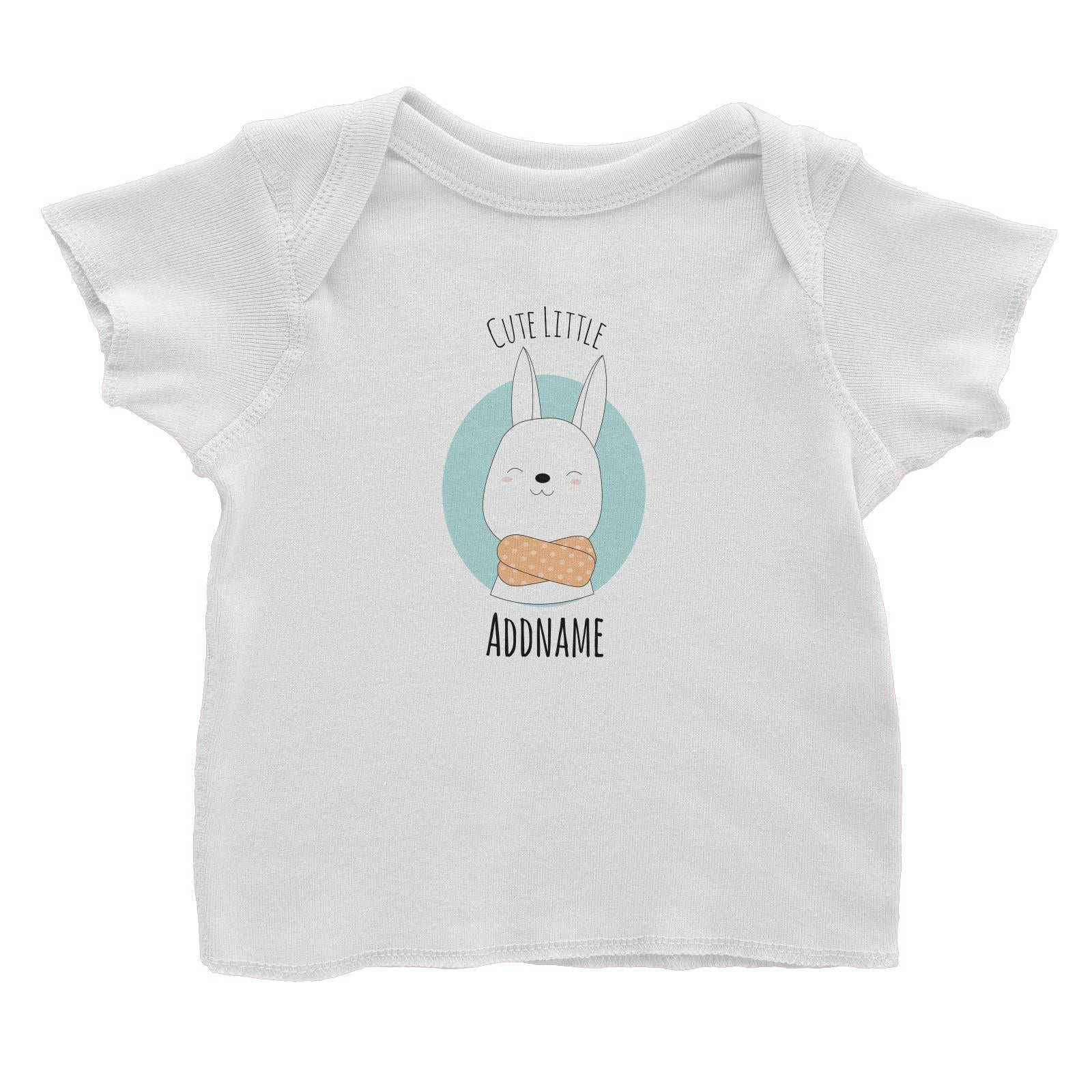 Sweet Animals Sketches Rabbit Cute Little Addname Baby T-Shirt