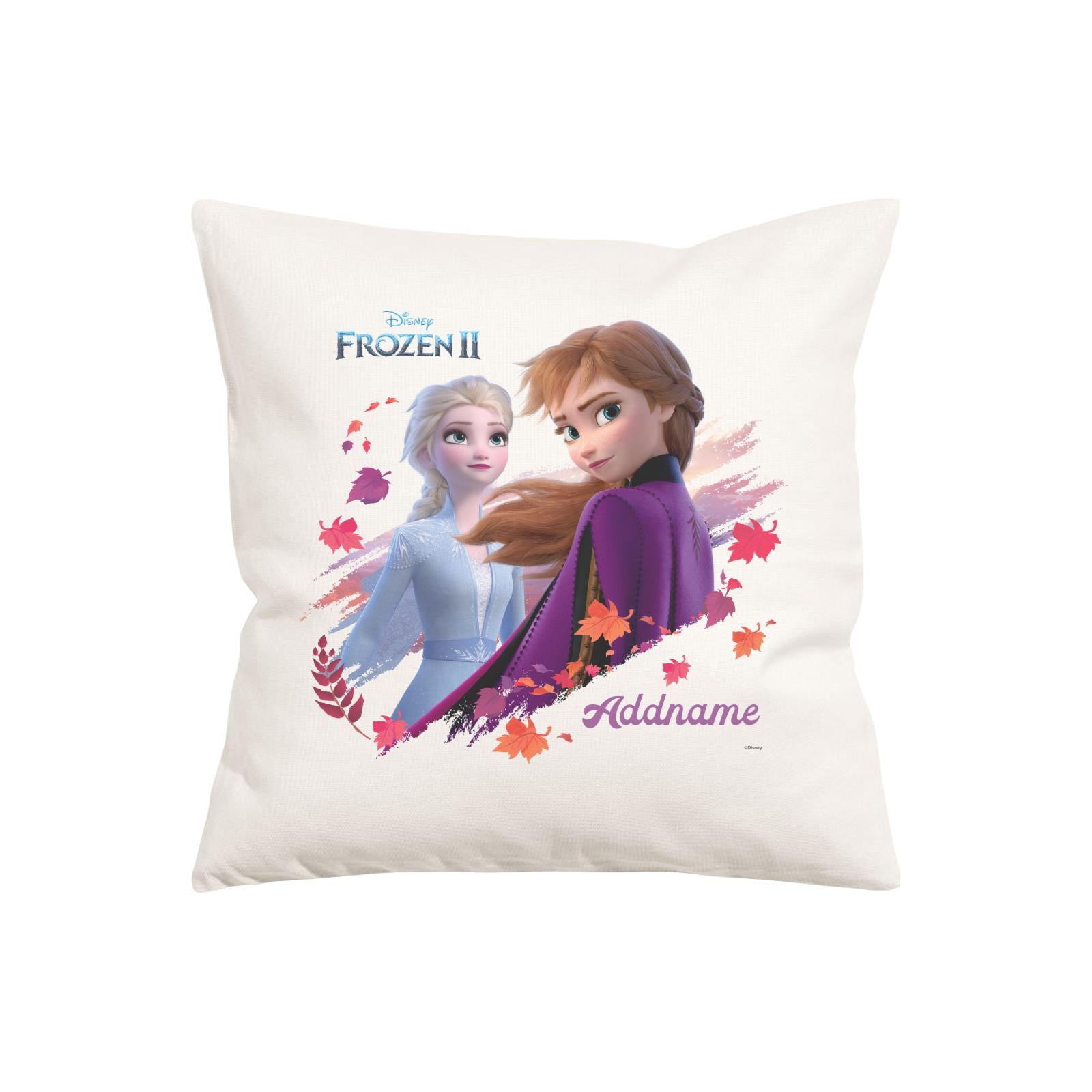 Disney Frozen 2 Destiny Calling Personalised Elsa Front Pillow Cushion