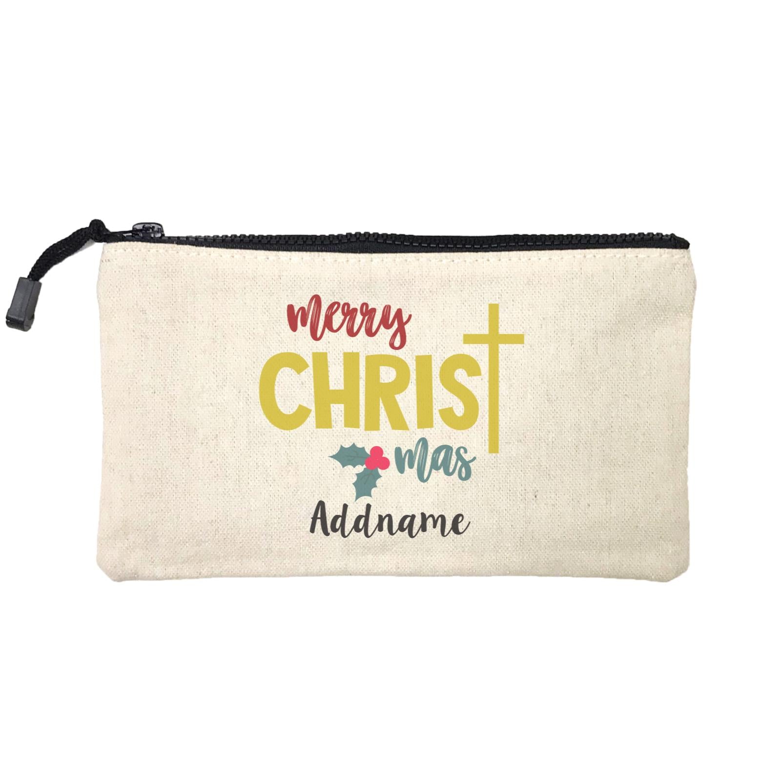 Xmas Merry Christmas with Cross Mini Accessories Stationery Pouch