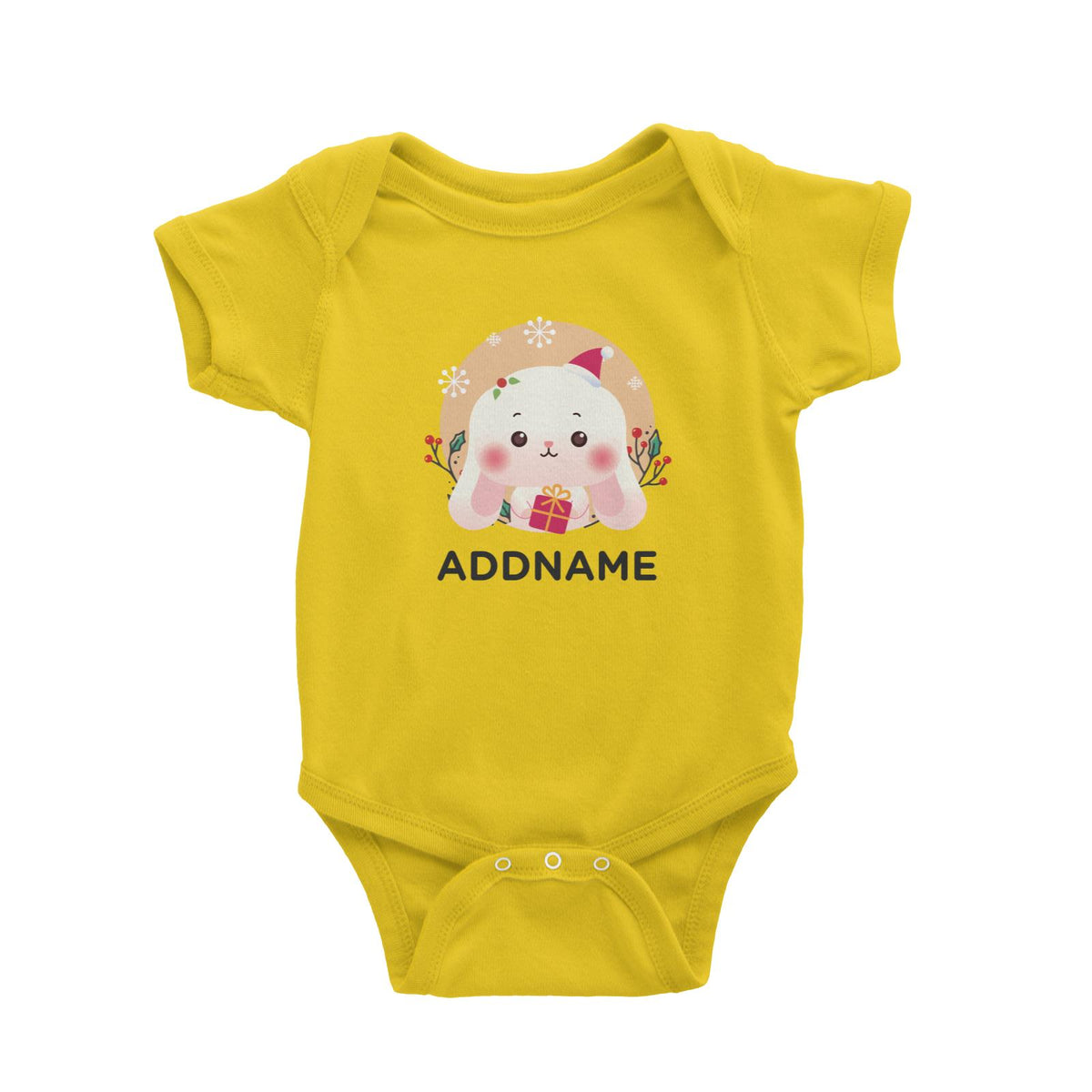 Christmas Cute Animal Series Cute Rabbit Baby Romper