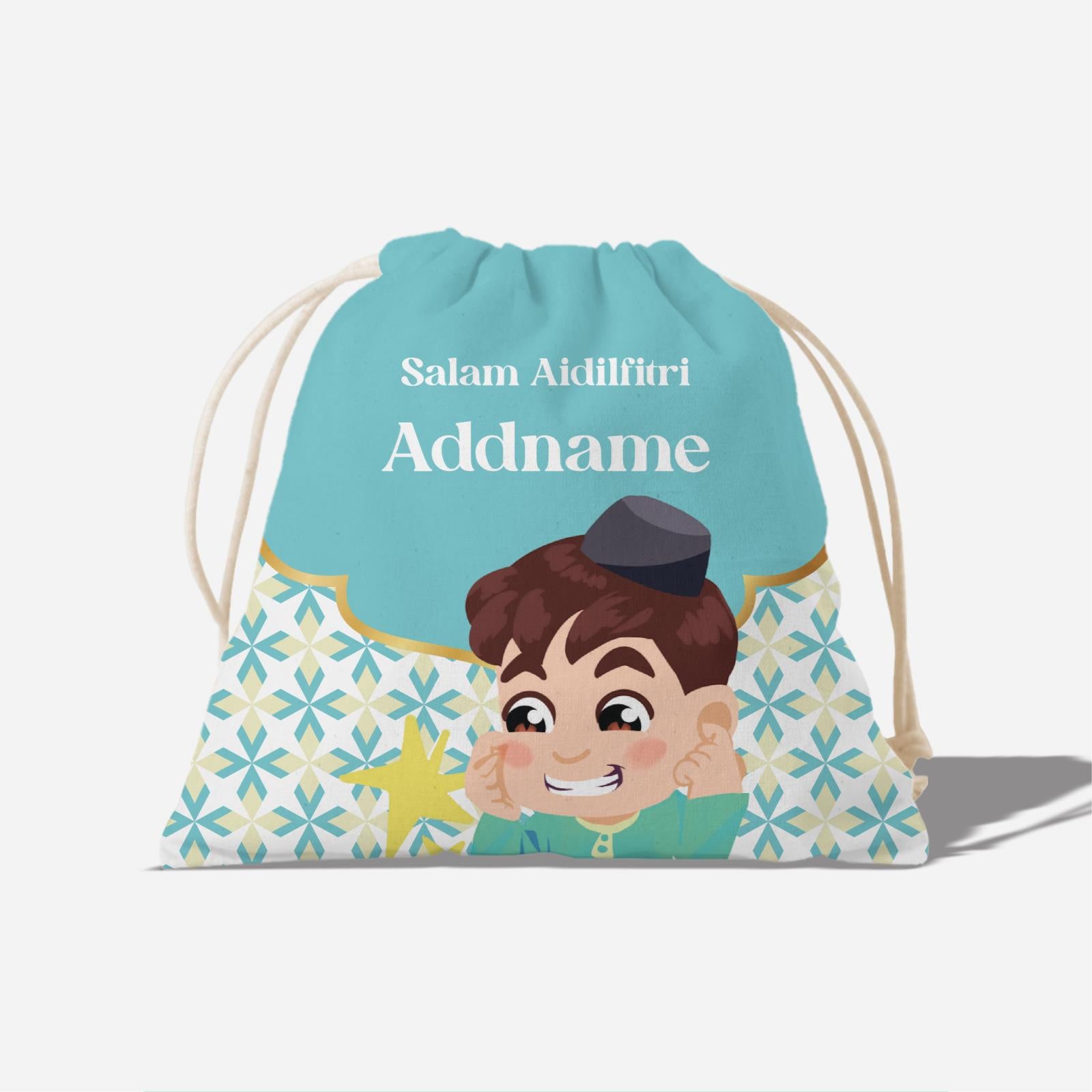 Seindah Lebaran Full Print Satchel - Along