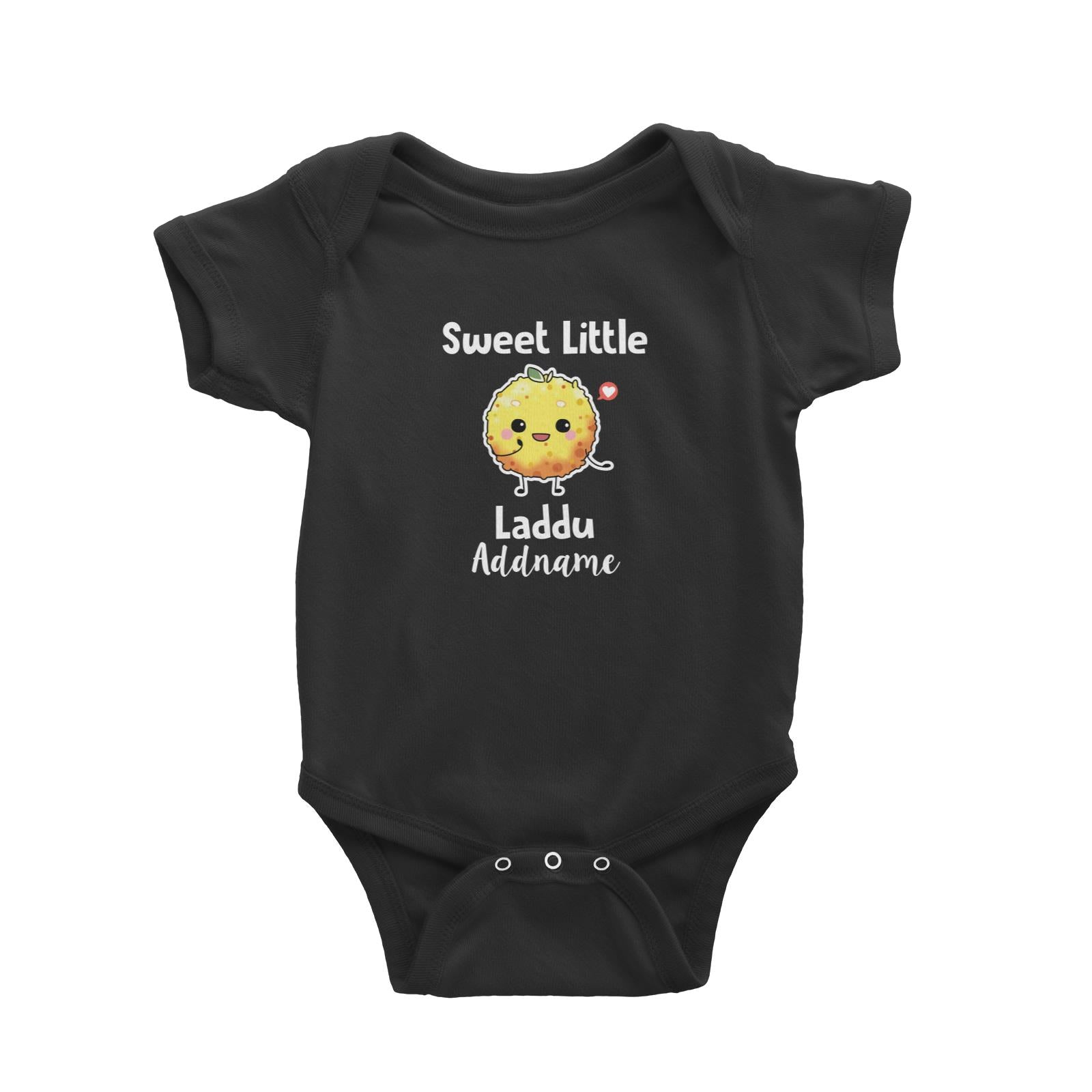 Deepavali Cute Sweet Little Laddu Addname Baby Romper