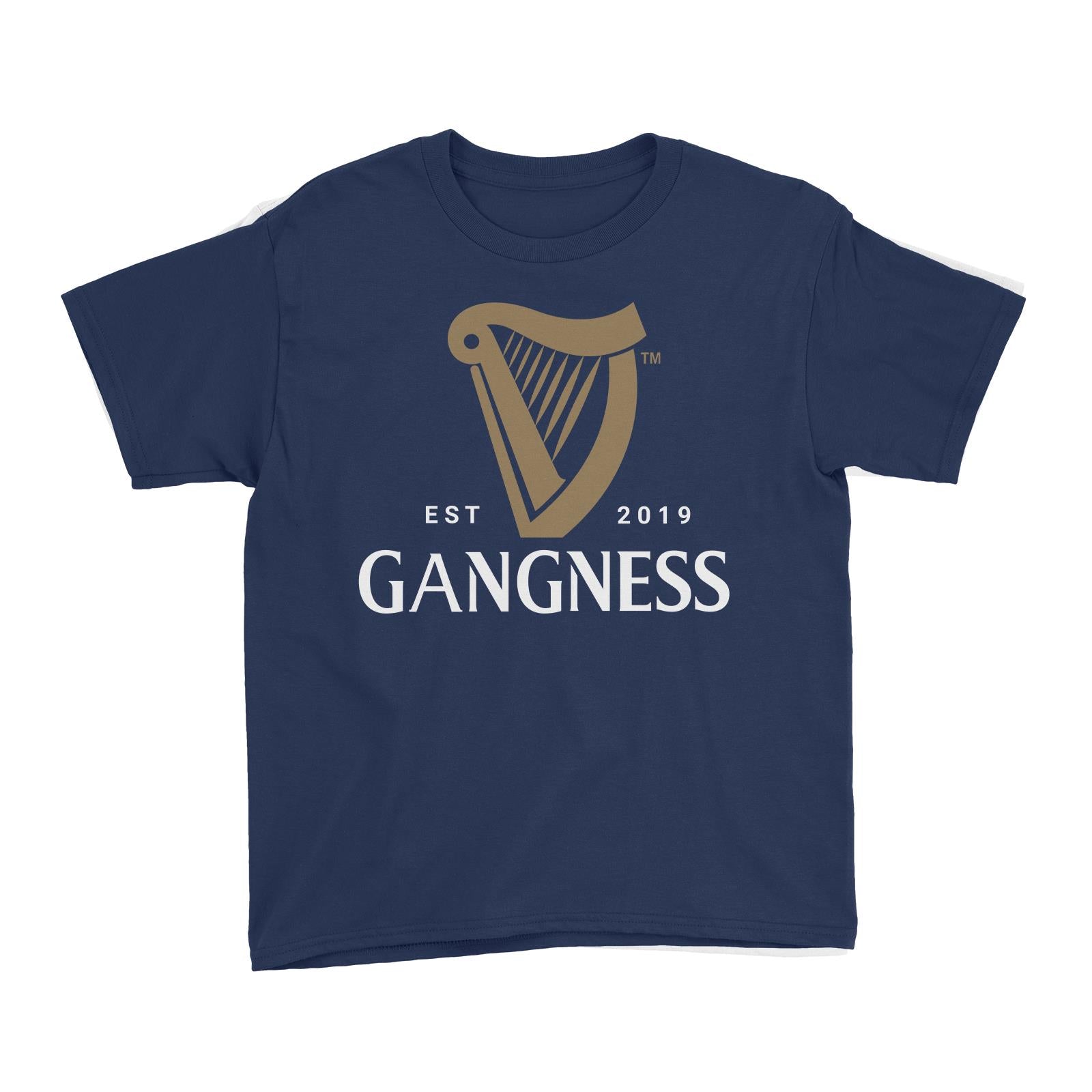 Slang Statement Gangness Kid's T-Shirt