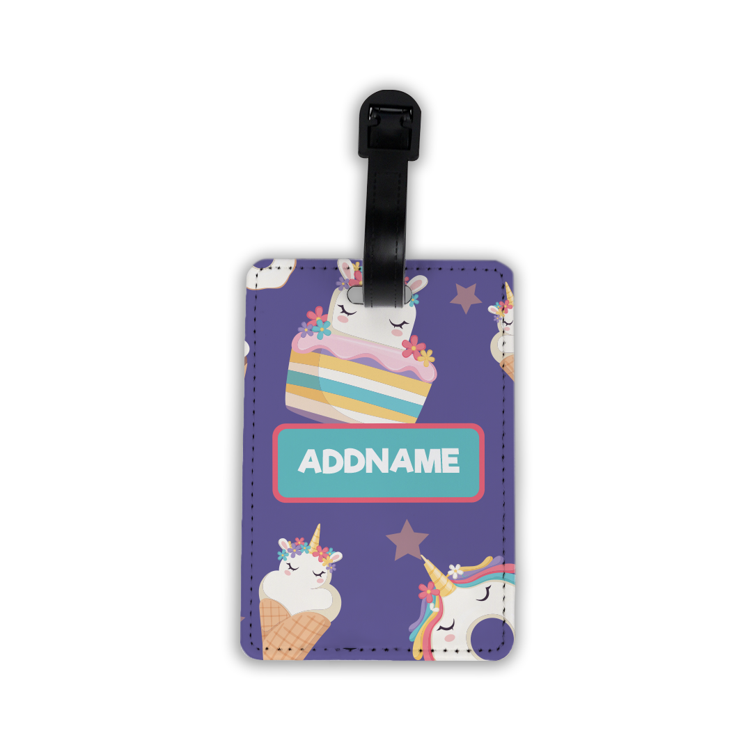 Kids Essentials - Kids Bag Tag Unicorn with Donut