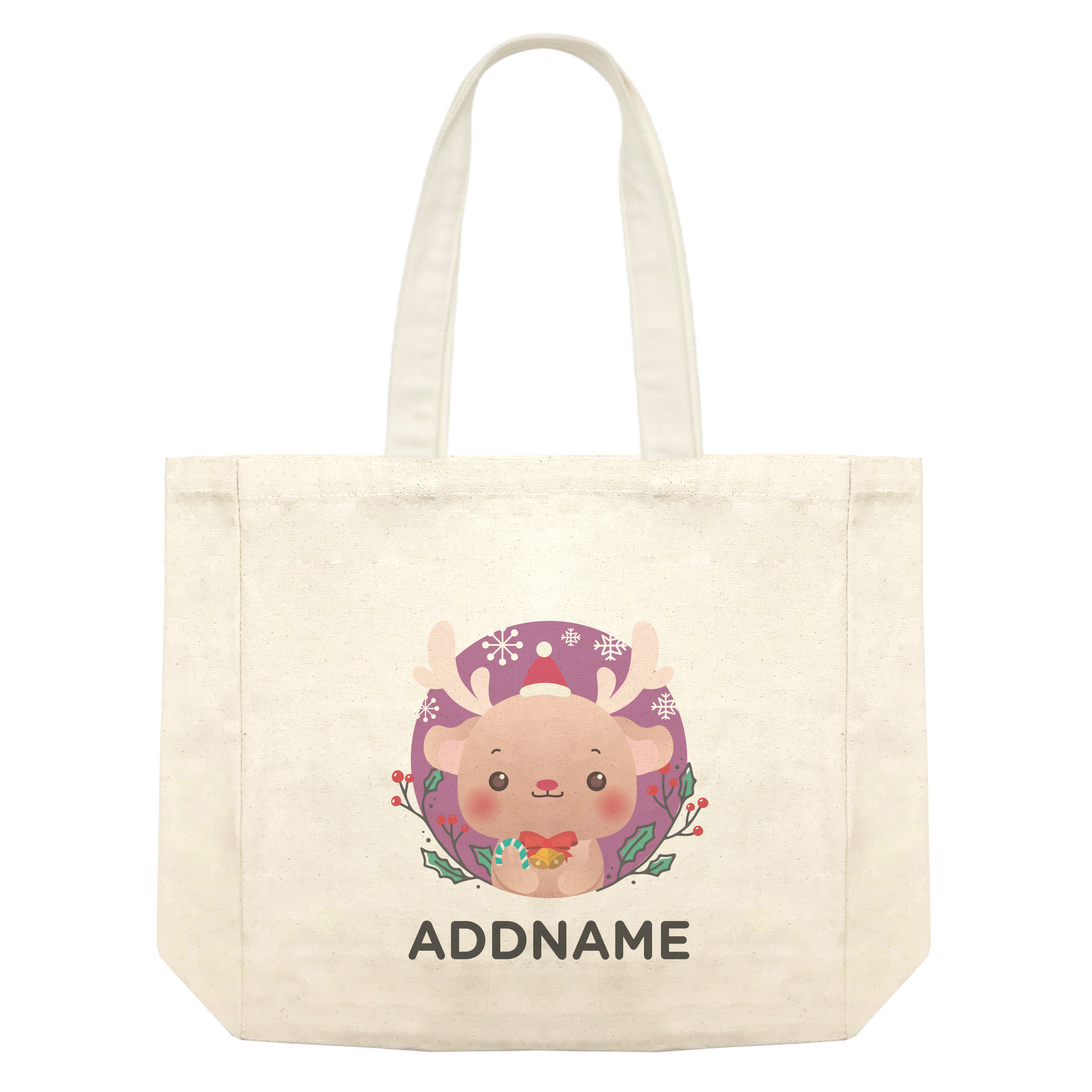 Christmas Cute Animal Series Cute Reindeer Shopping Bag