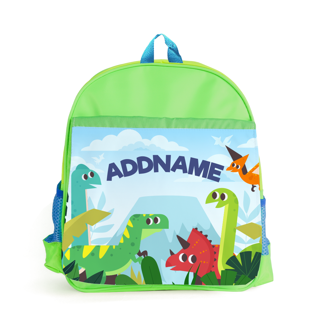 Dino Jungle Green Kiddies Bag