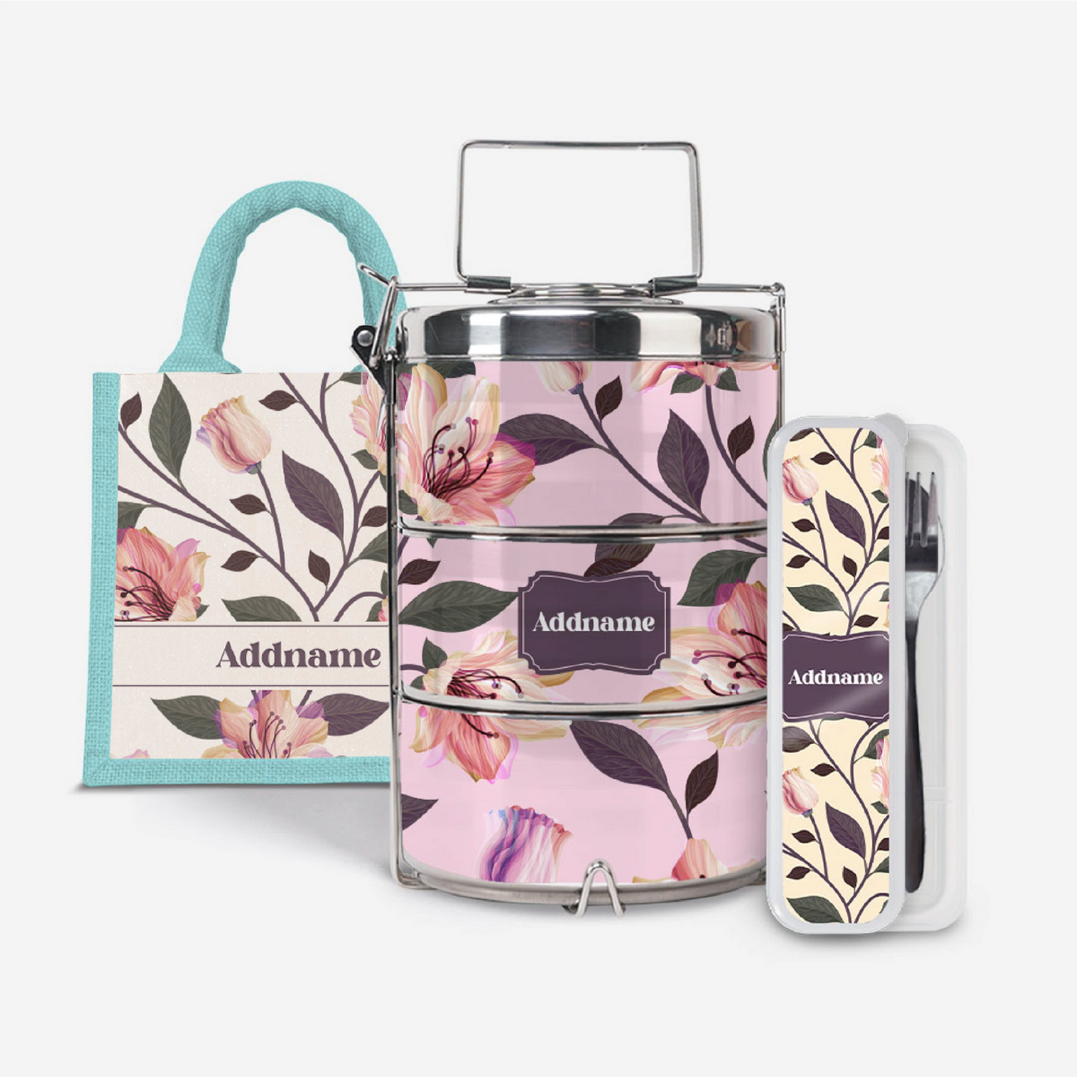 Classic Kesuma Series - Set Kasih Romantic Pink