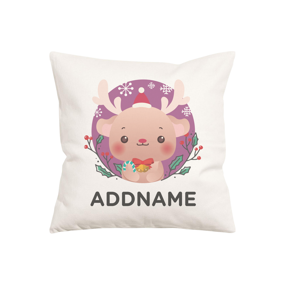Christmas Cute Animal Series Cute Reindeer Cushion