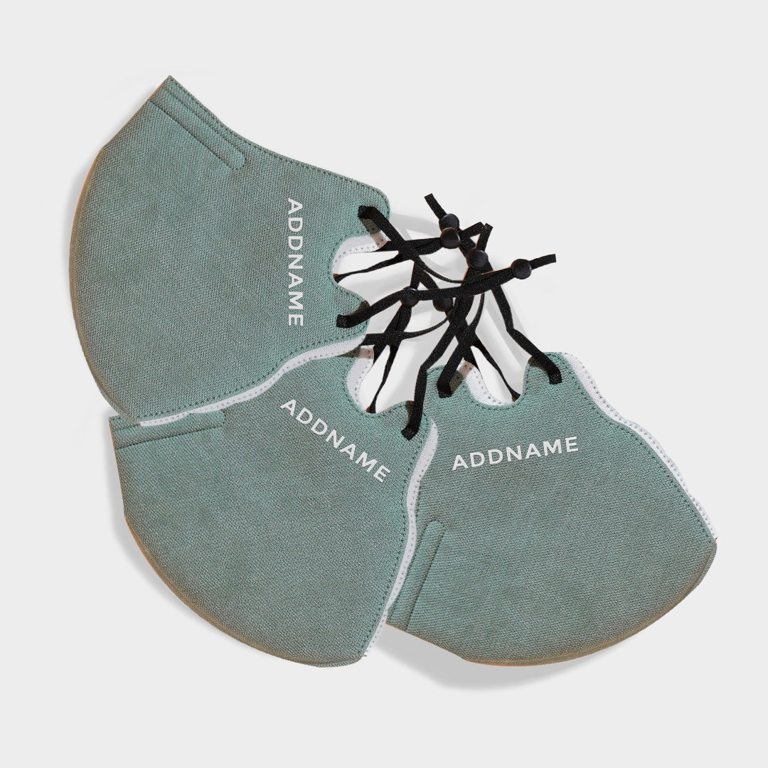 Adult Ergo Face Mask - Fern Green (3pcs)
