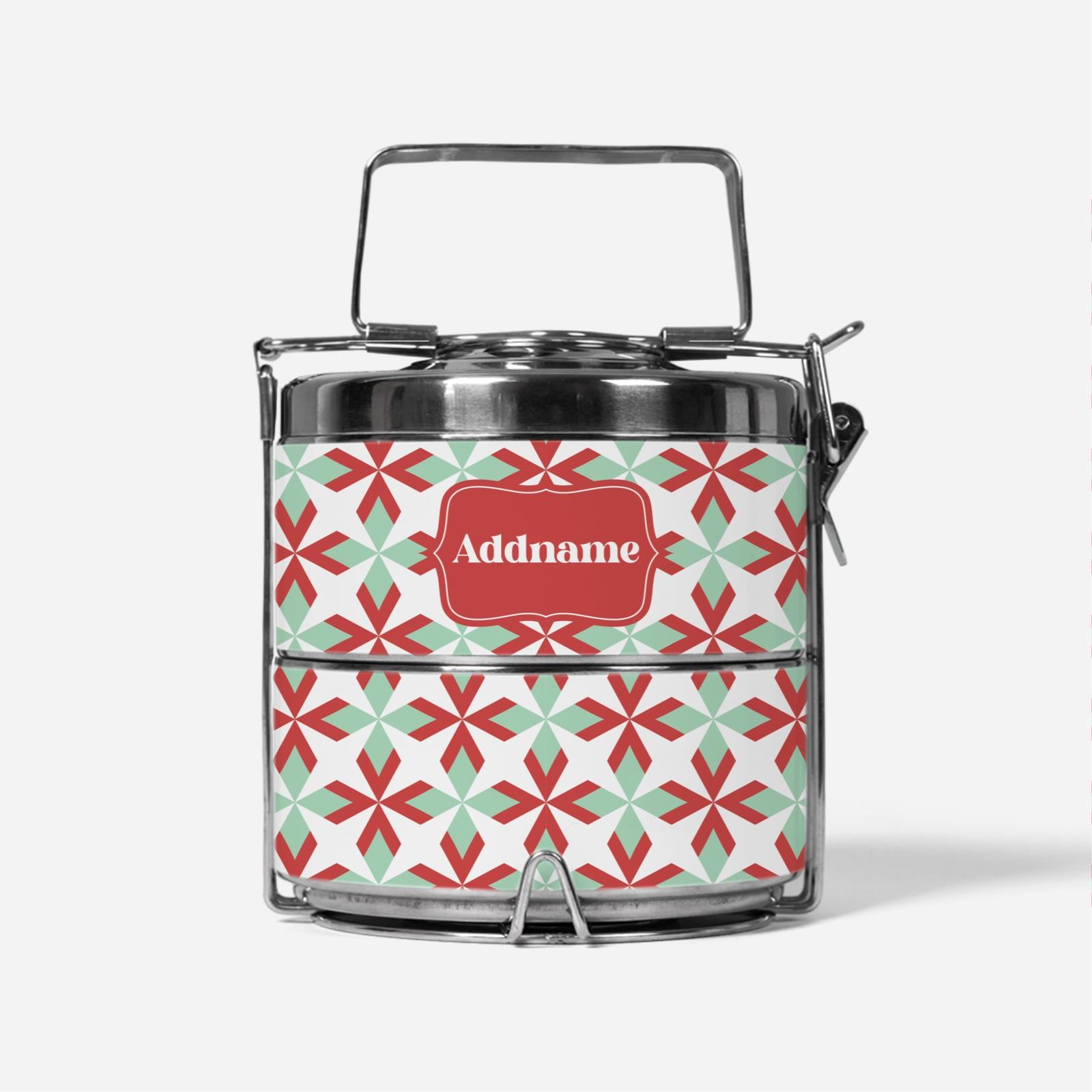 Ixora Series Two Tier Tiffin Carrier - Red