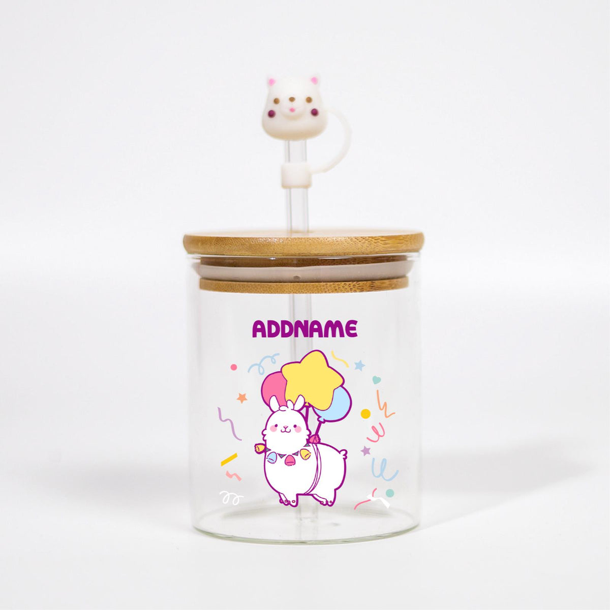 Cutesy Series Canicup - Llama With Balloons