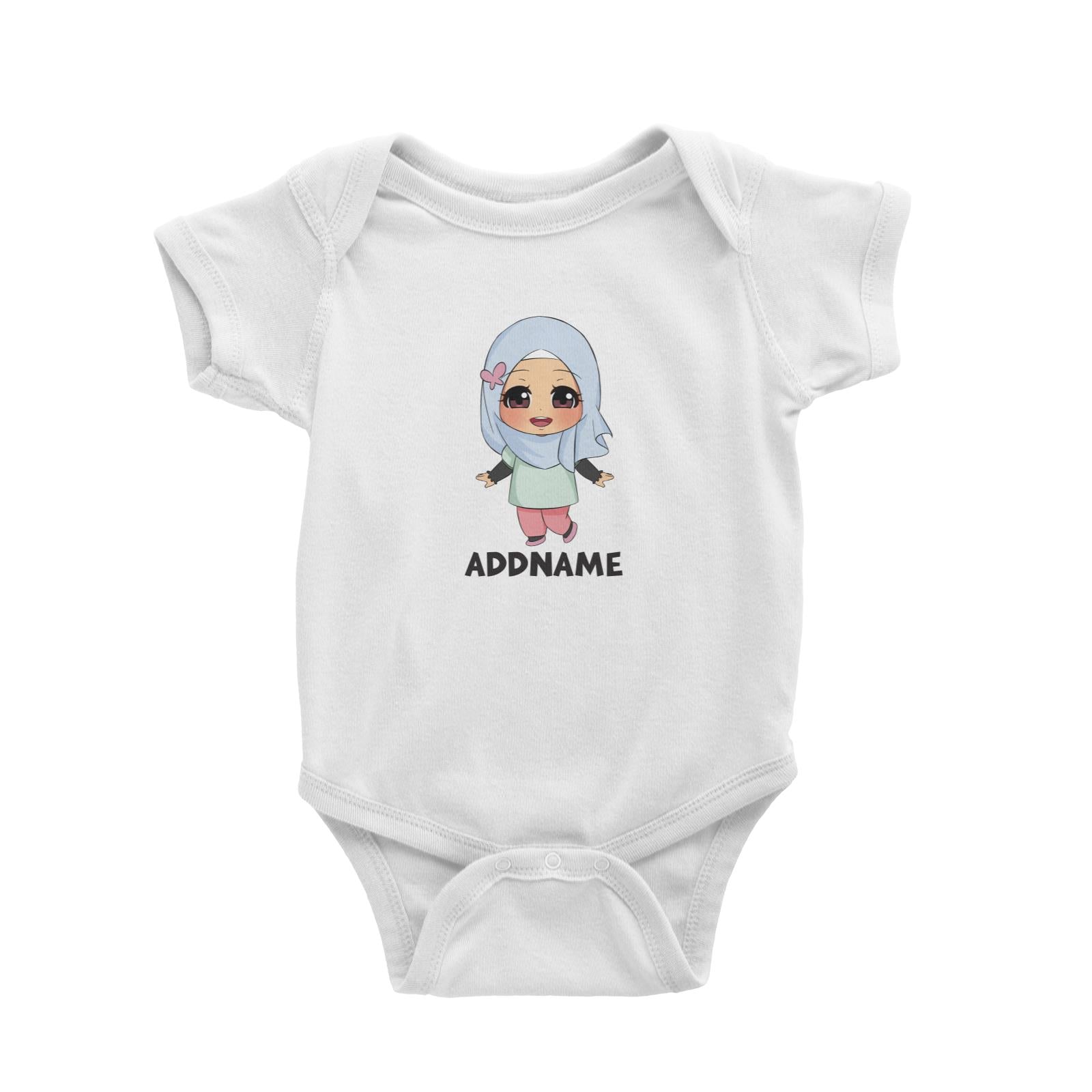 Children's Day Gift Series Little Malay Girl Addname Baby Romper
