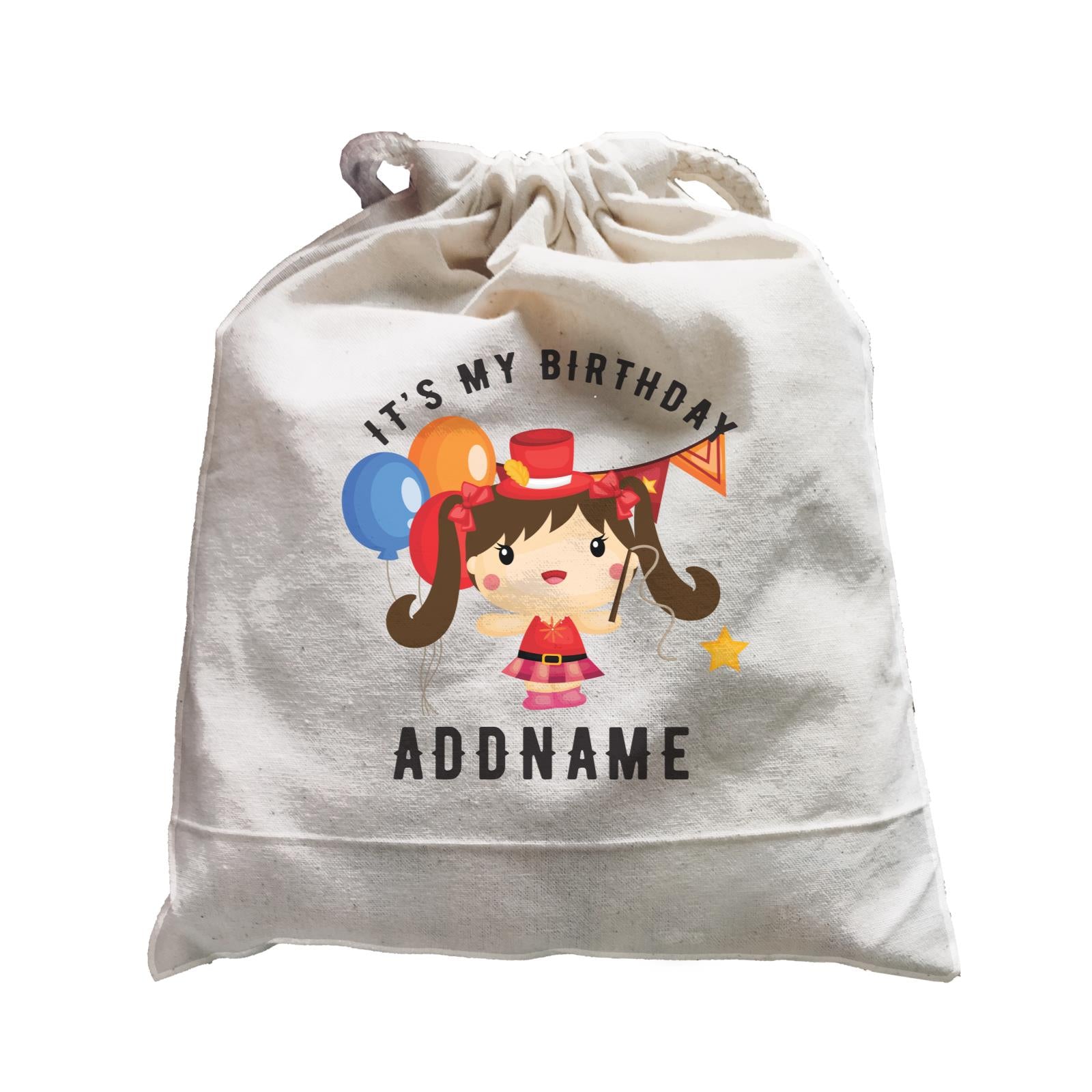 Birthday Circus Happy Girl Leader of Performance It's My Birthday Addname Satchel