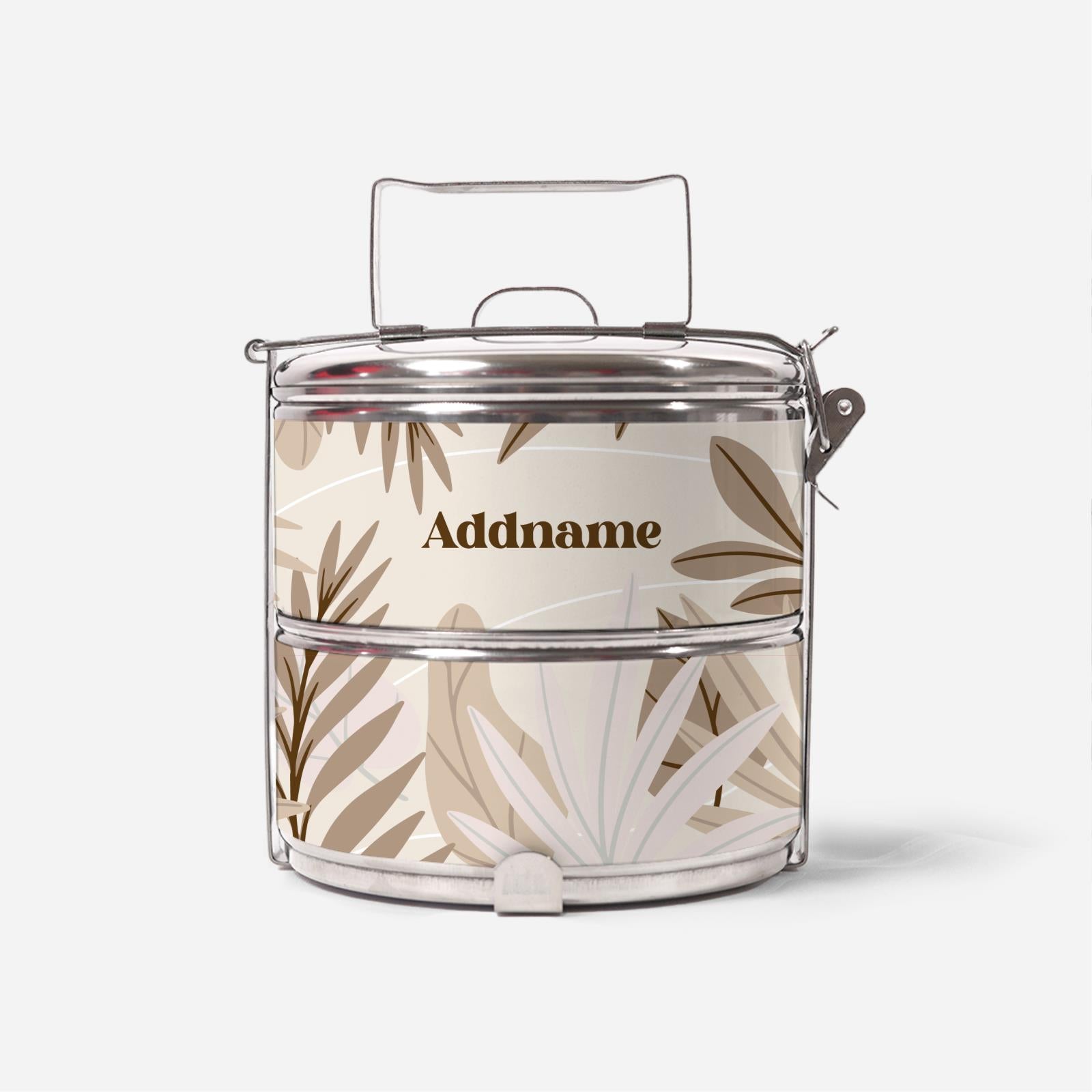 Suasana Series - Ash Brown - Two-Tier Tiffin Carrier