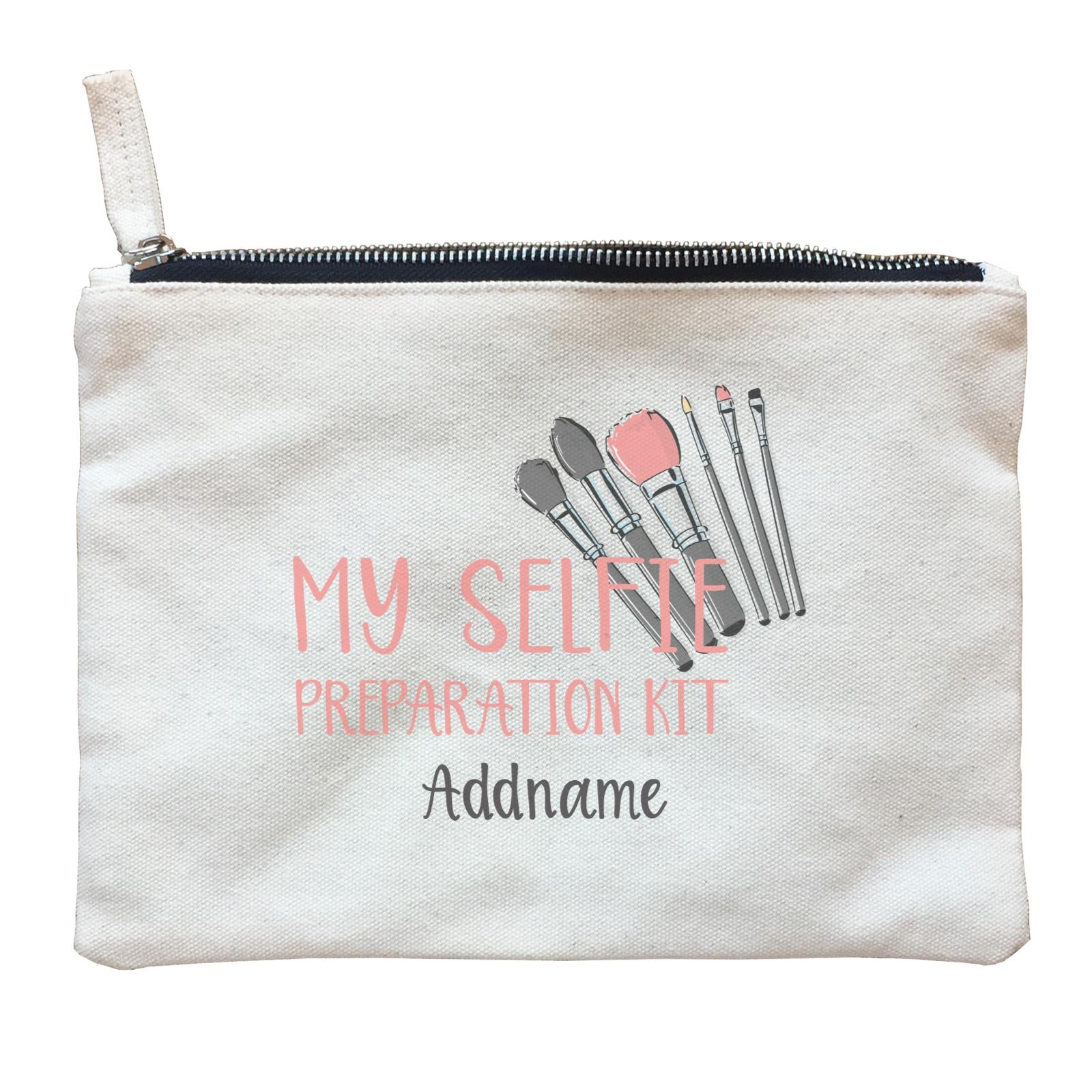Make Up Quotes My Selfie Preparation Kit Addname Zipper Pouch