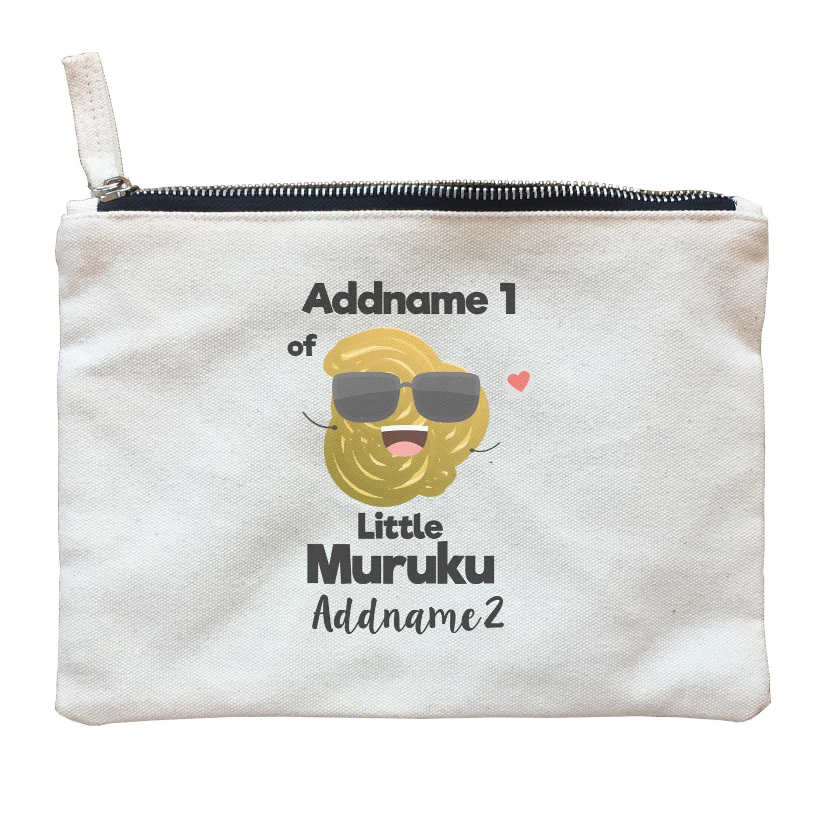 Addname 1 of Little Muruku Addname 2 Zipper Pouch