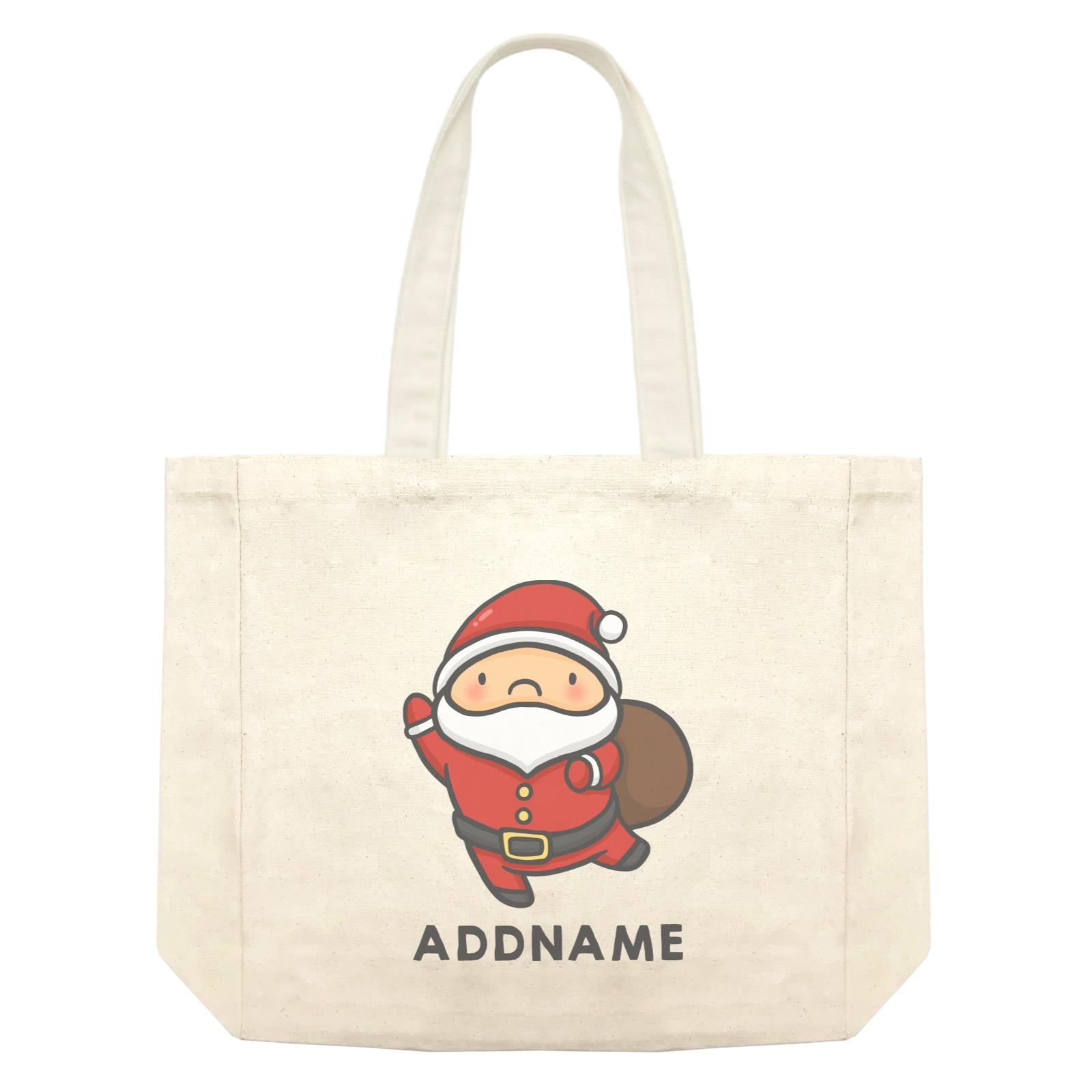 Xmas Cute Santa Claus Addname Accessories Shopping Bag