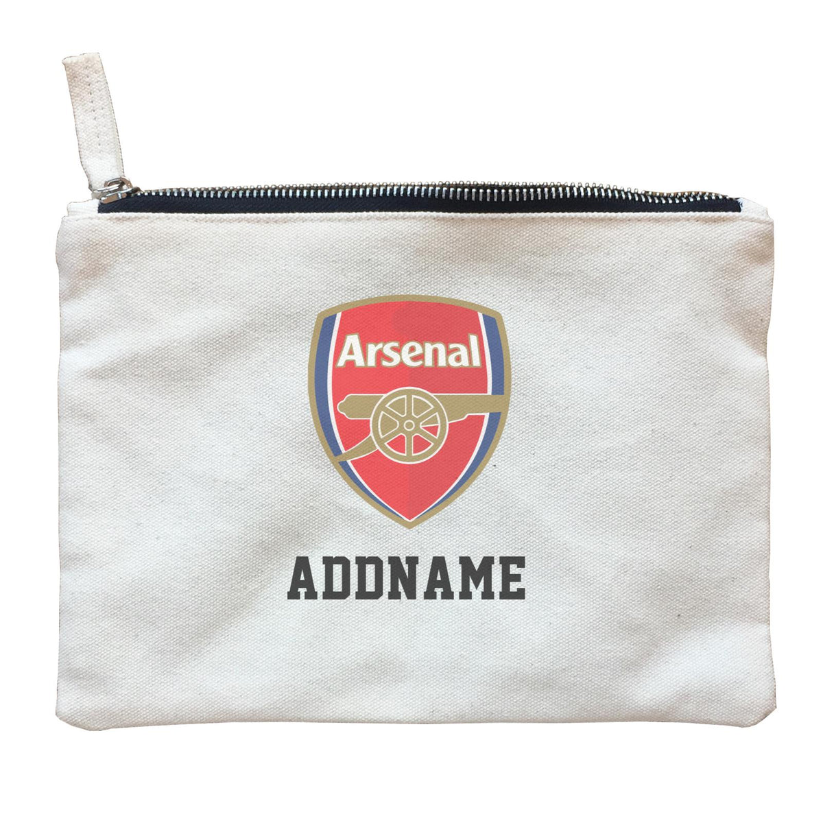 Arsenal Football Logo Addname Zipper Pouch