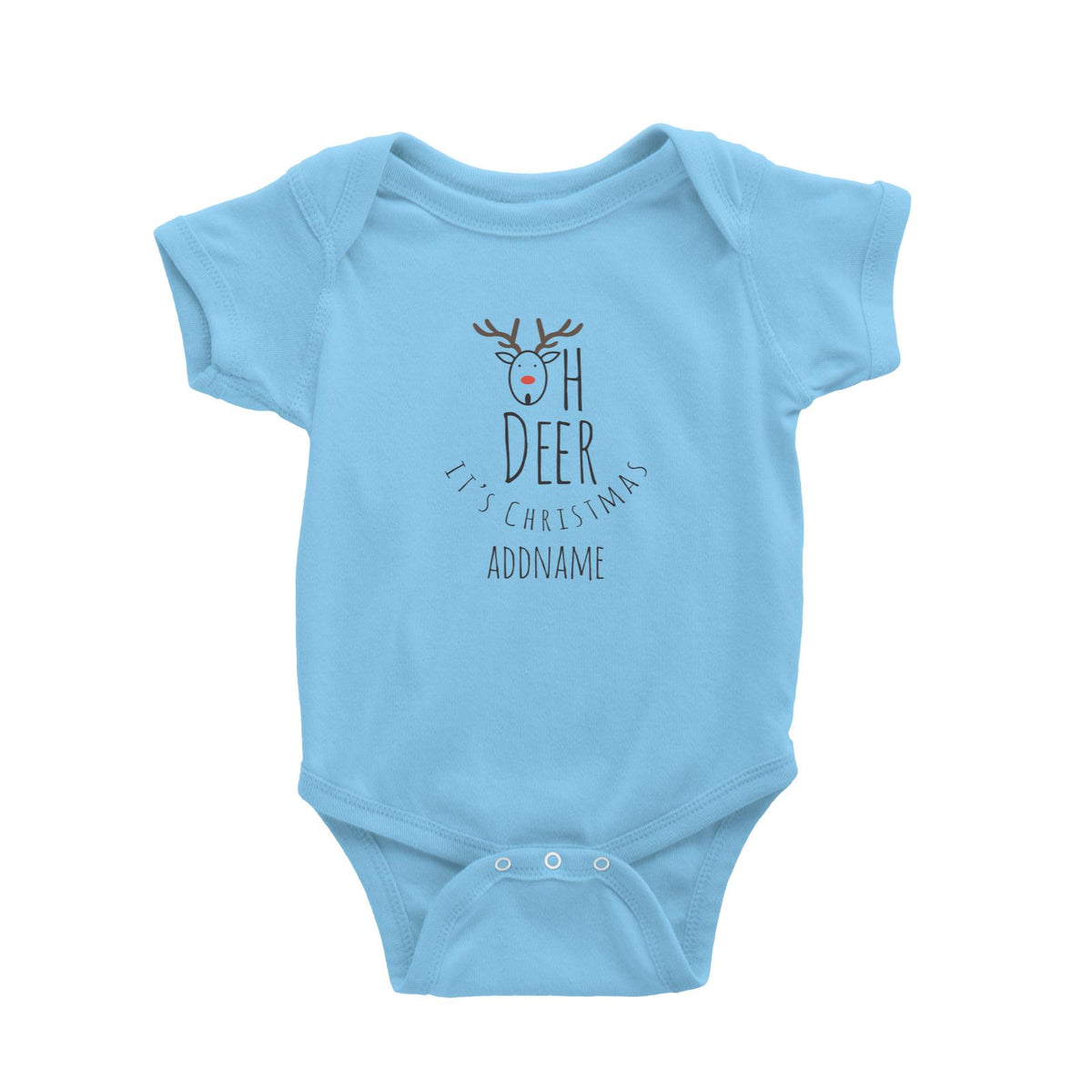 Christmas Series Oh Deer It's Christmas Baby Romper