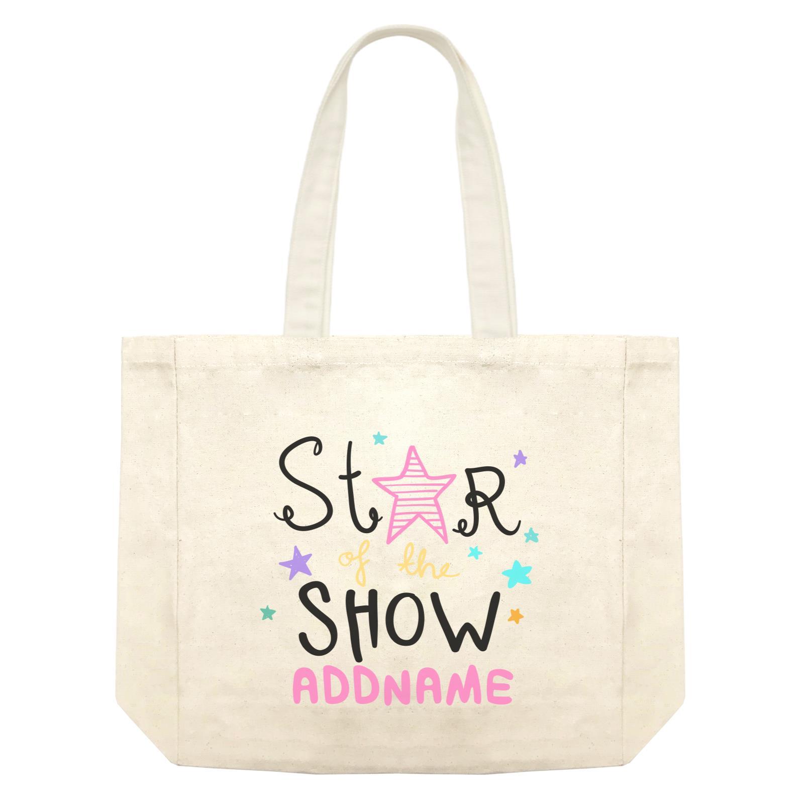 Children's Day Gift Series Star Of The Show Pink Addname Shopping Bag