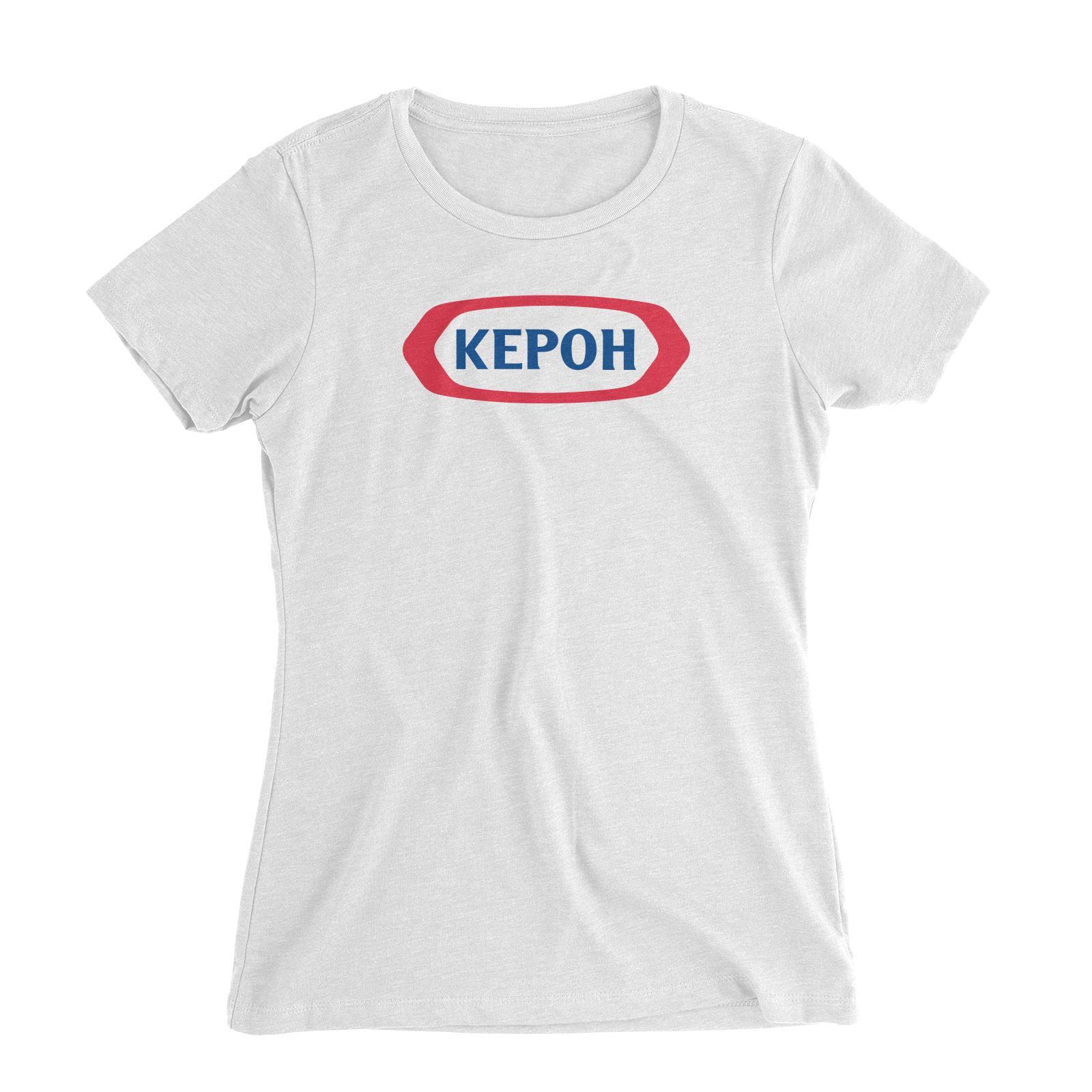 Slang Statement Kepoh Women's Slim Fit T-Shirt