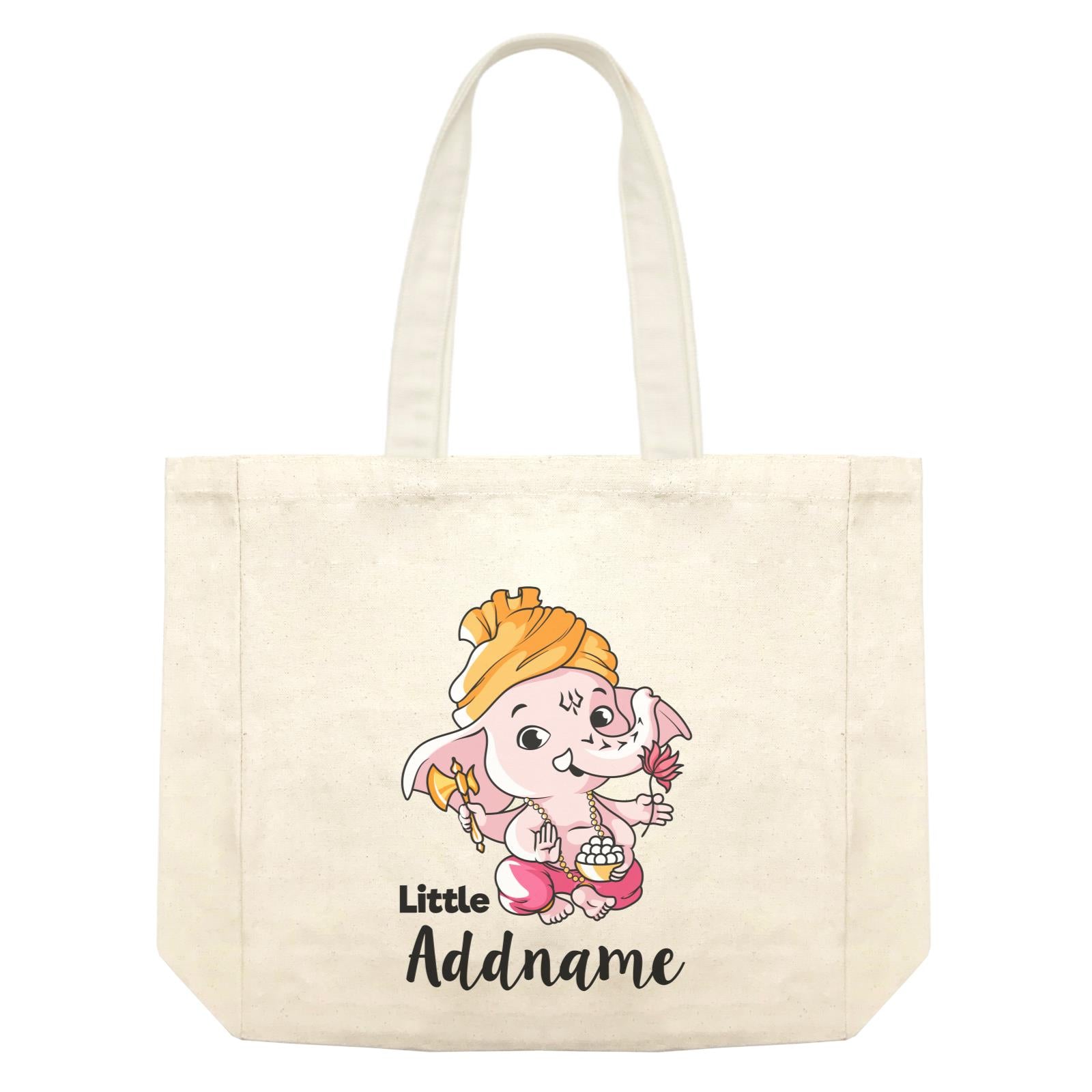 Cute Ganesha Little Addname Shopping Bag