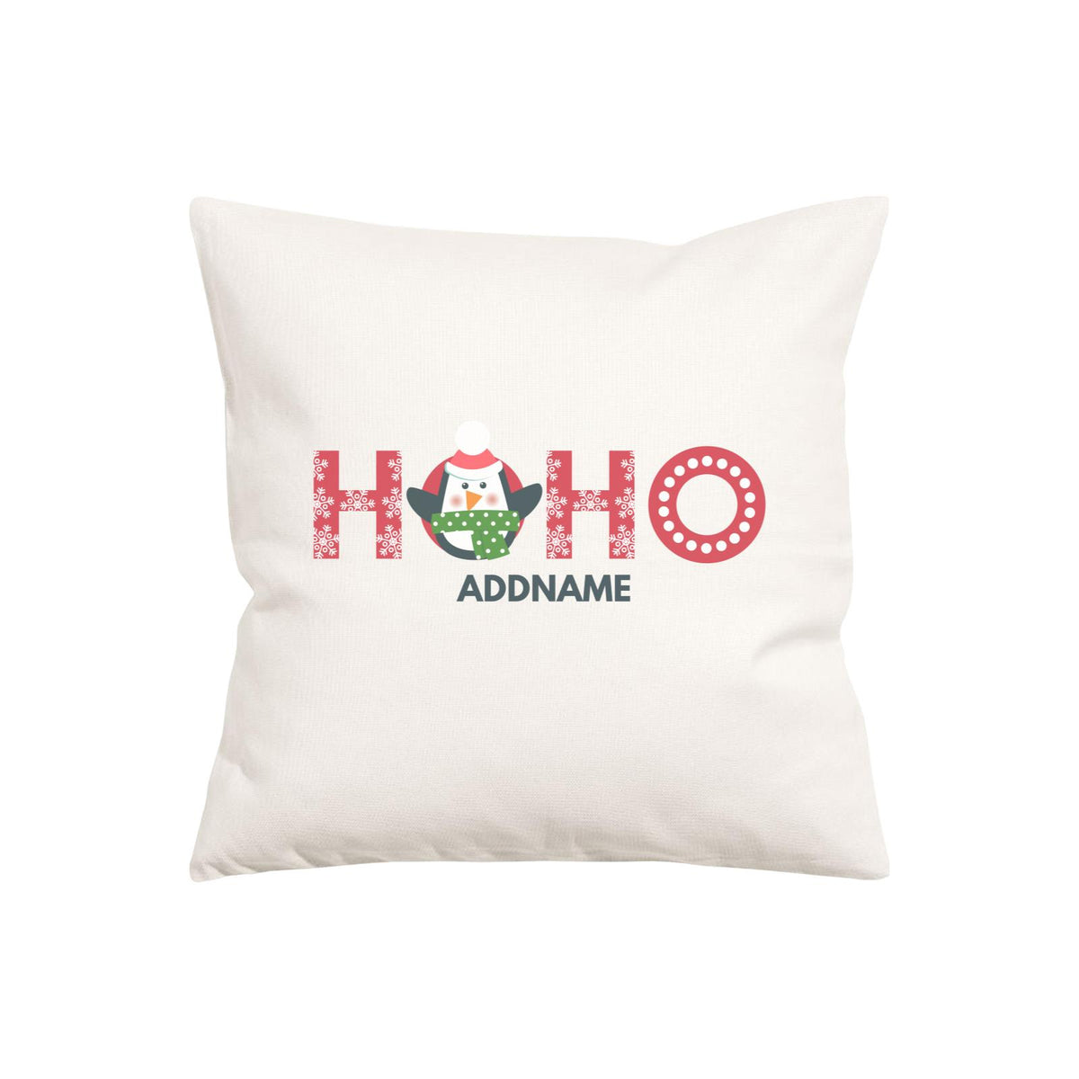 Xmas HoHo Penguin Pillow Pillow Cushion