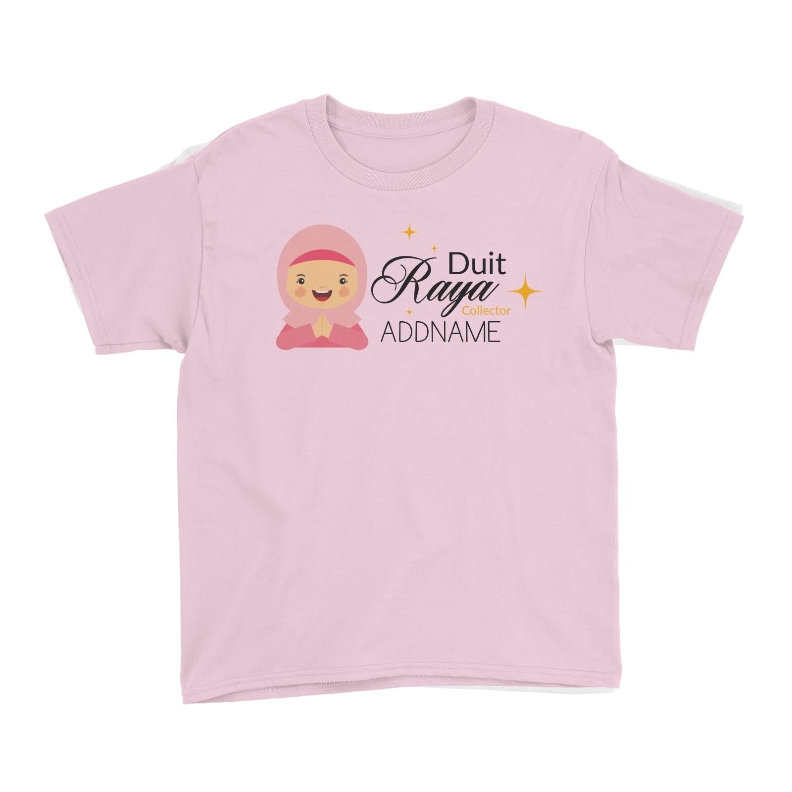 Duit Raya Collector Lady Kid's T-Shirt  Personalizable Designs Sweet Character