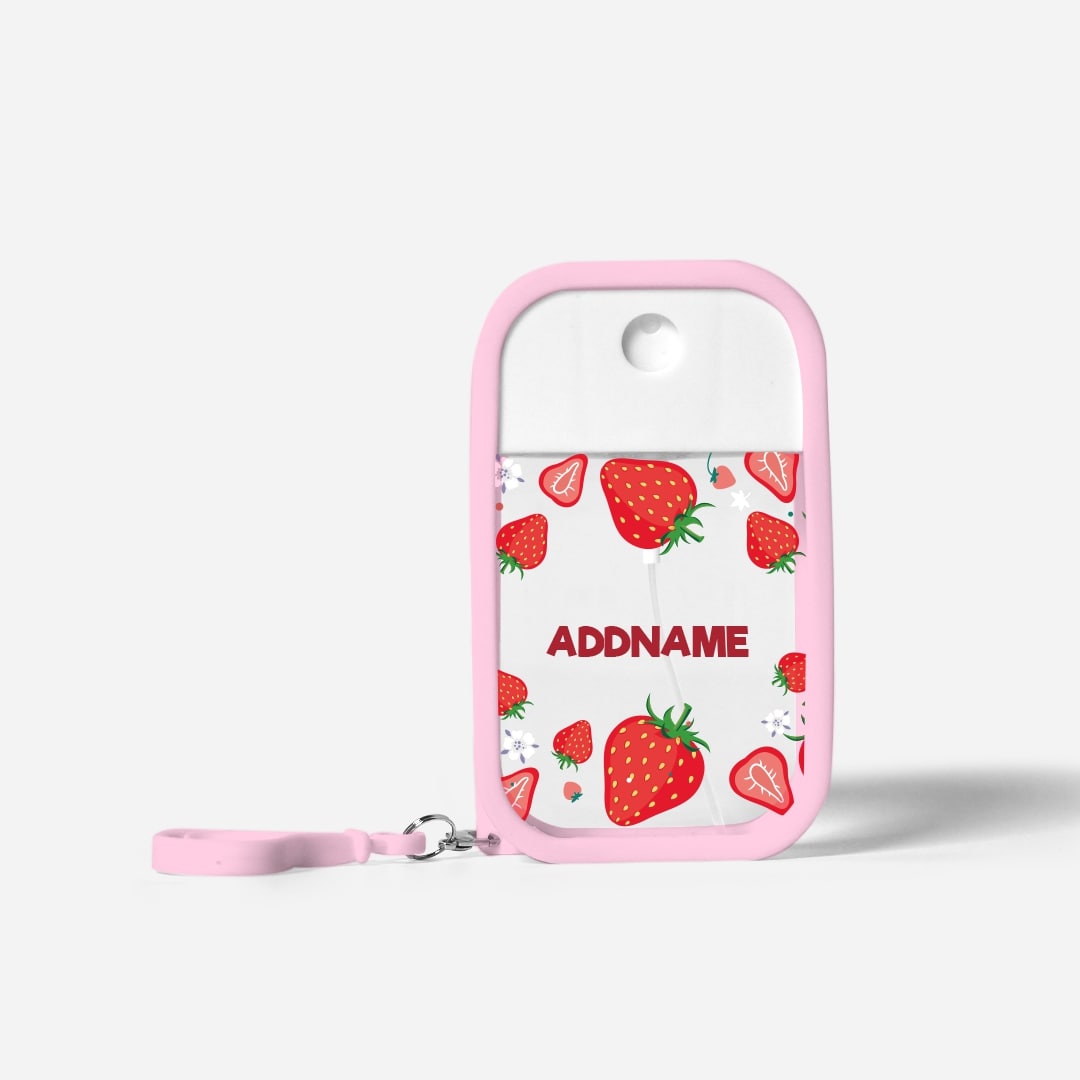 Hand Sanitizer - Yummy Strawberry Light Pink
