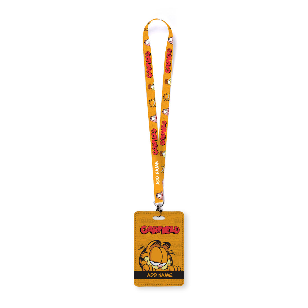 Garfield - Peeking Garfield Lanyard with Cardholder