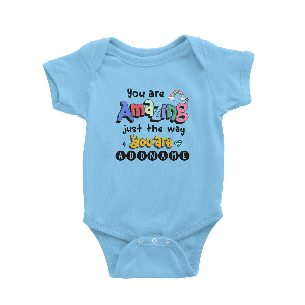 Children&#39;s Day Gift Series You Are Amazing Just The Way You Are Addname Baby Romper