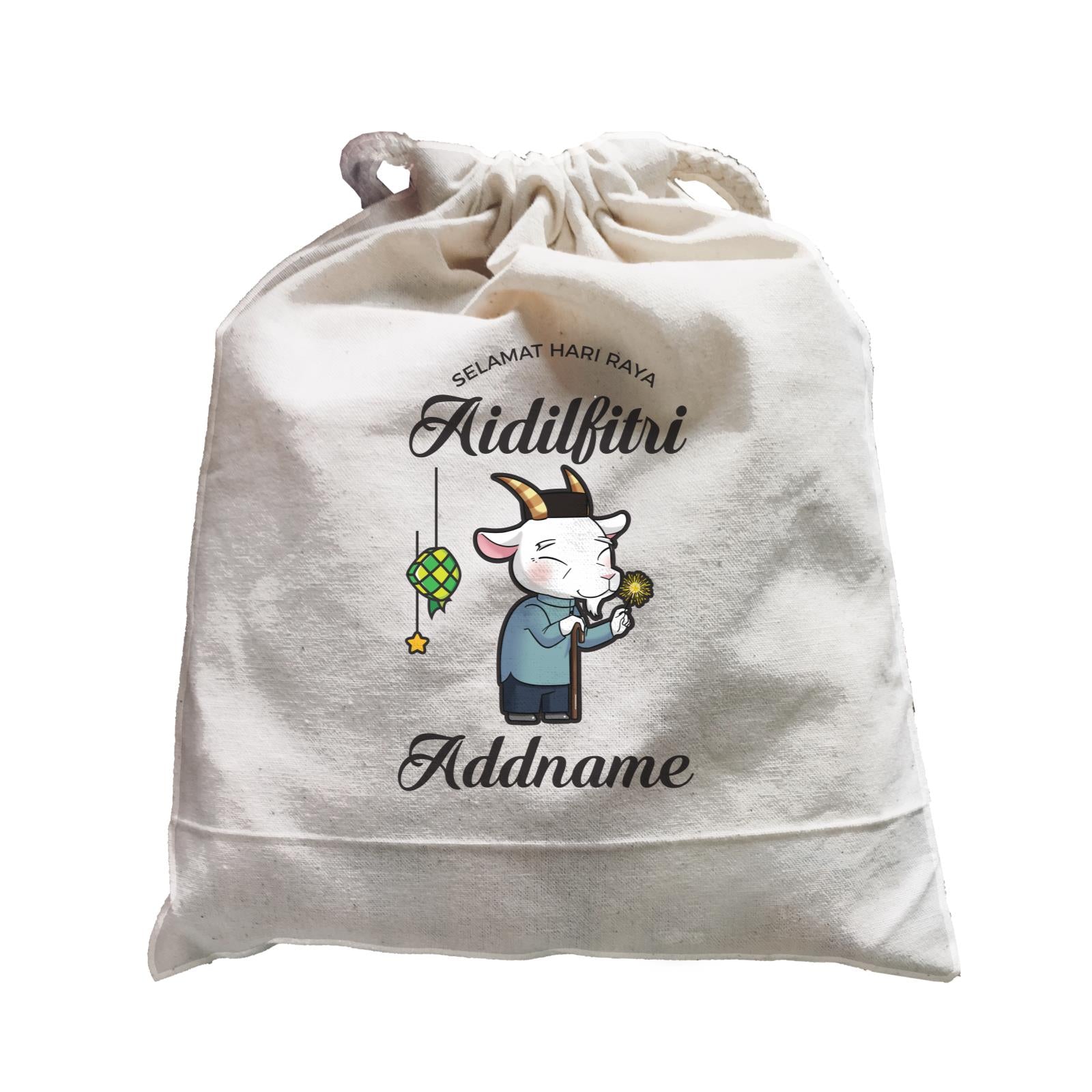 Raya Cute Animals Grandpa Lamb Wishes Selamat Hari Raya Aidilfitri Satchel