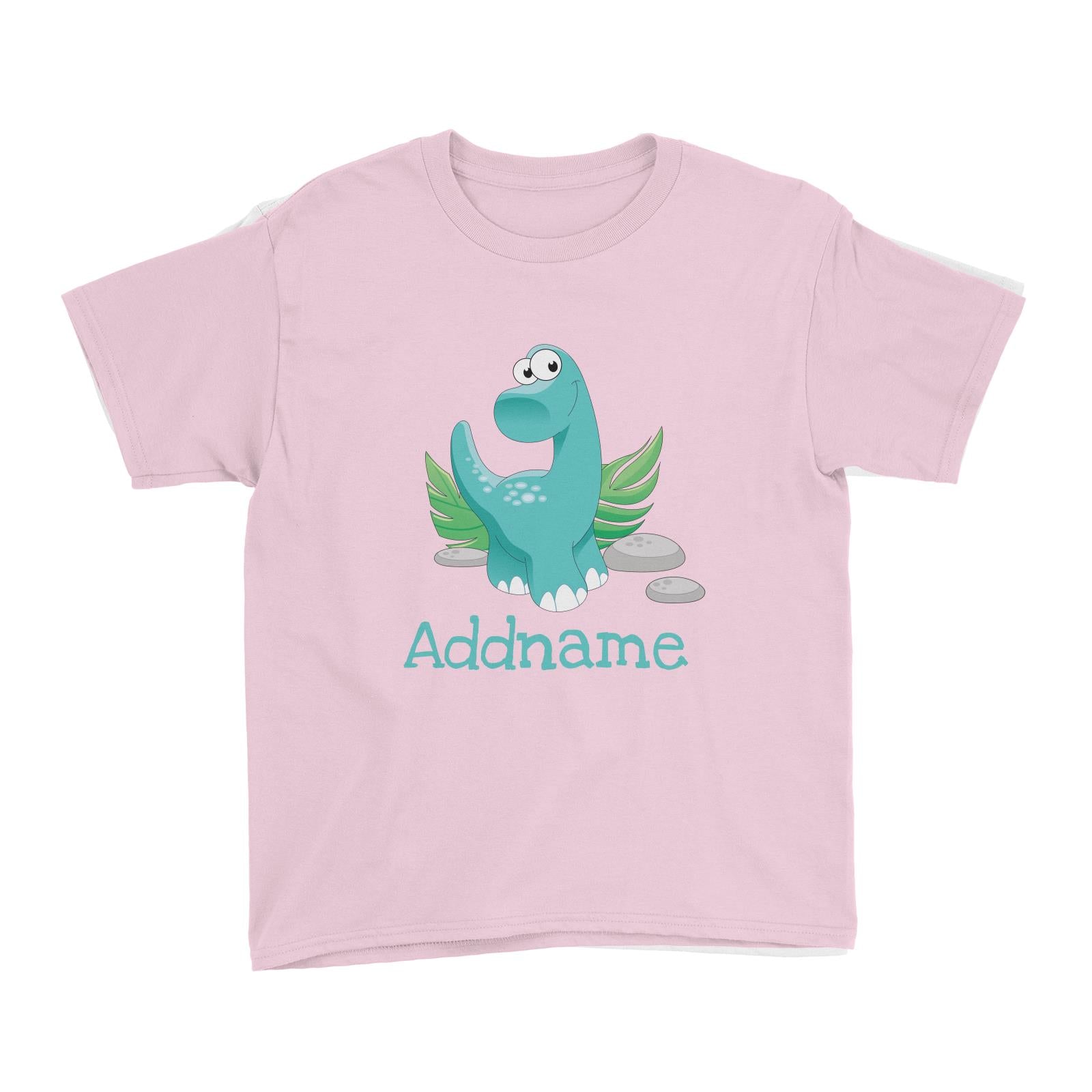 Dinosaurs Long Neck Addname Kid's T-Shirt