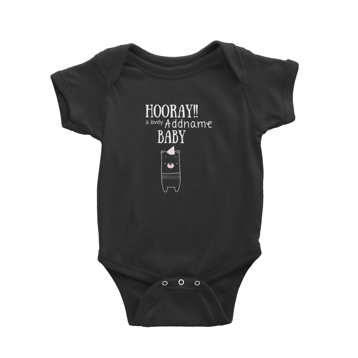 Cute Animals and Friends Series 2 Bear Hooray A Lovely Addname Baby Baby Romper