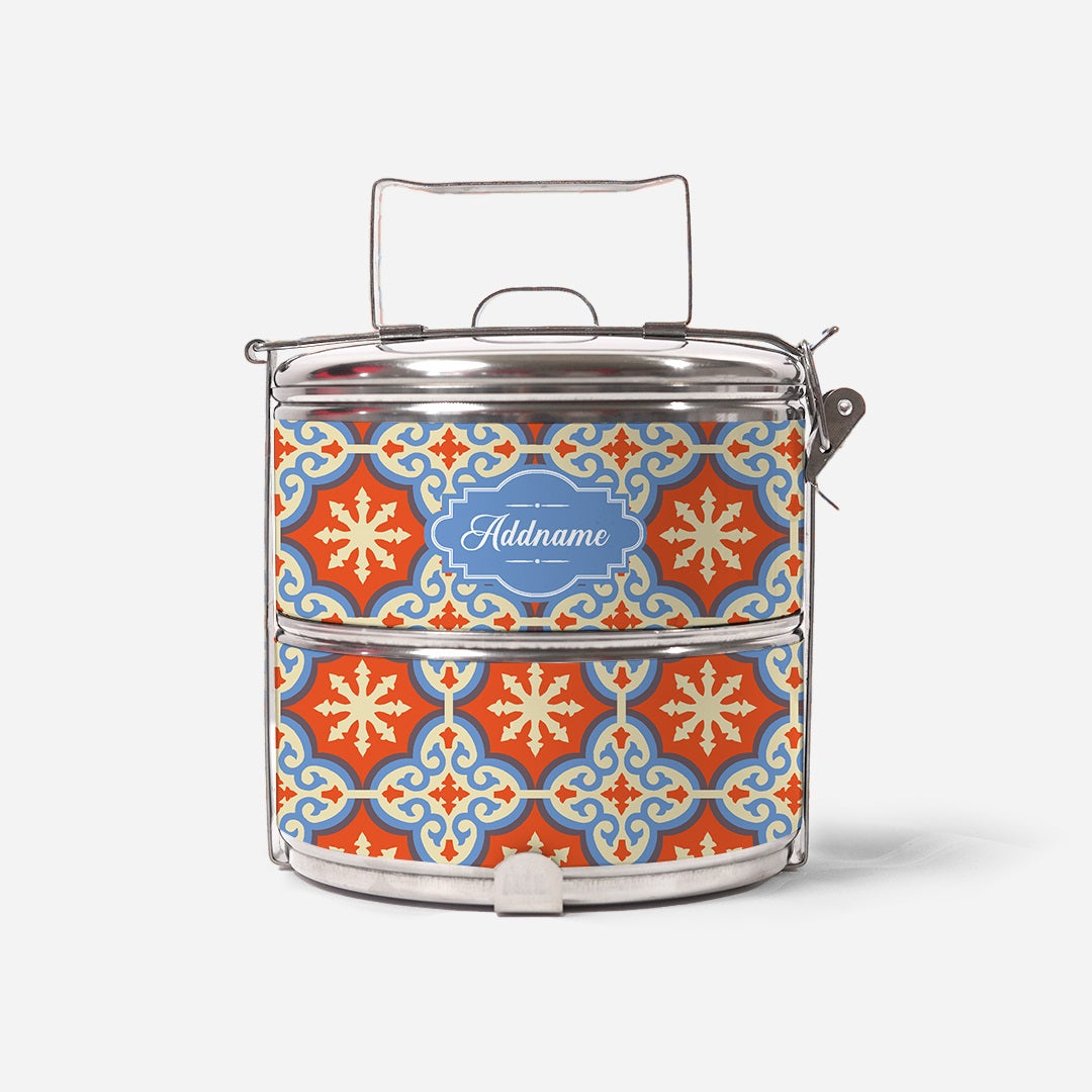 Moroccan Series Two Tier Tiffin Carrier - Cherqi