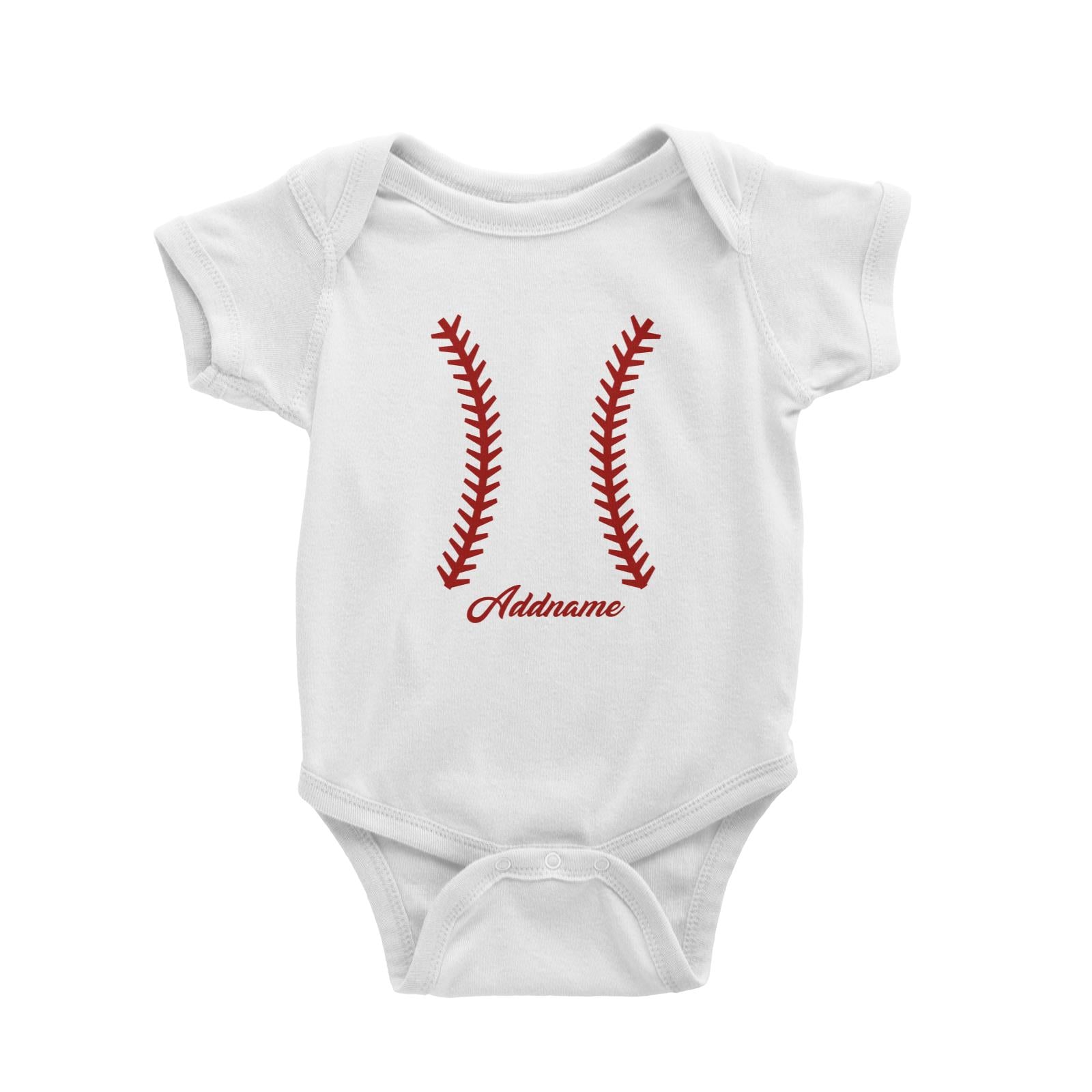 Baseball Team Stitch Baby Romper
