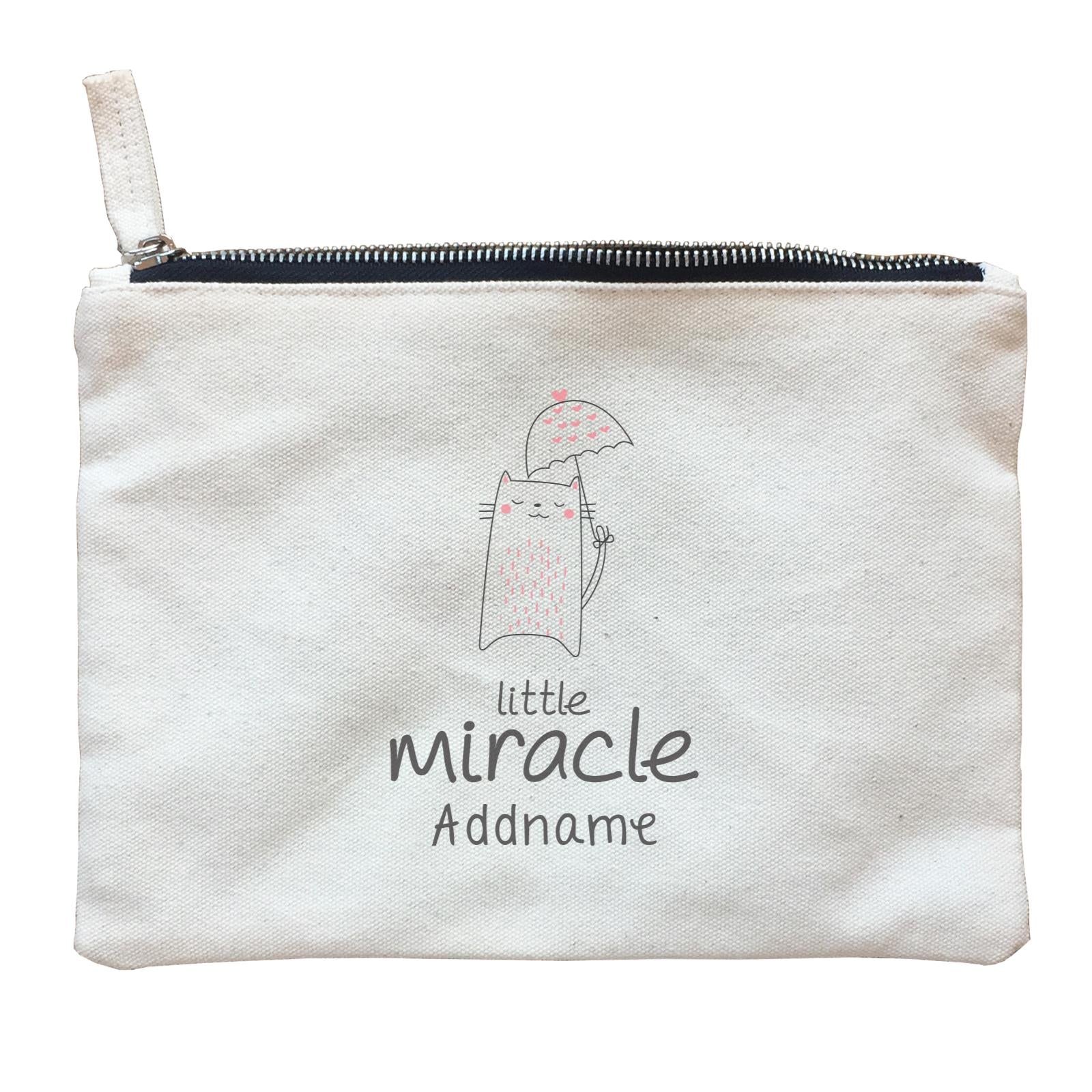 Cute Animals and Friends Series 2 Cat Little Miracle Addname Zipper Pouch