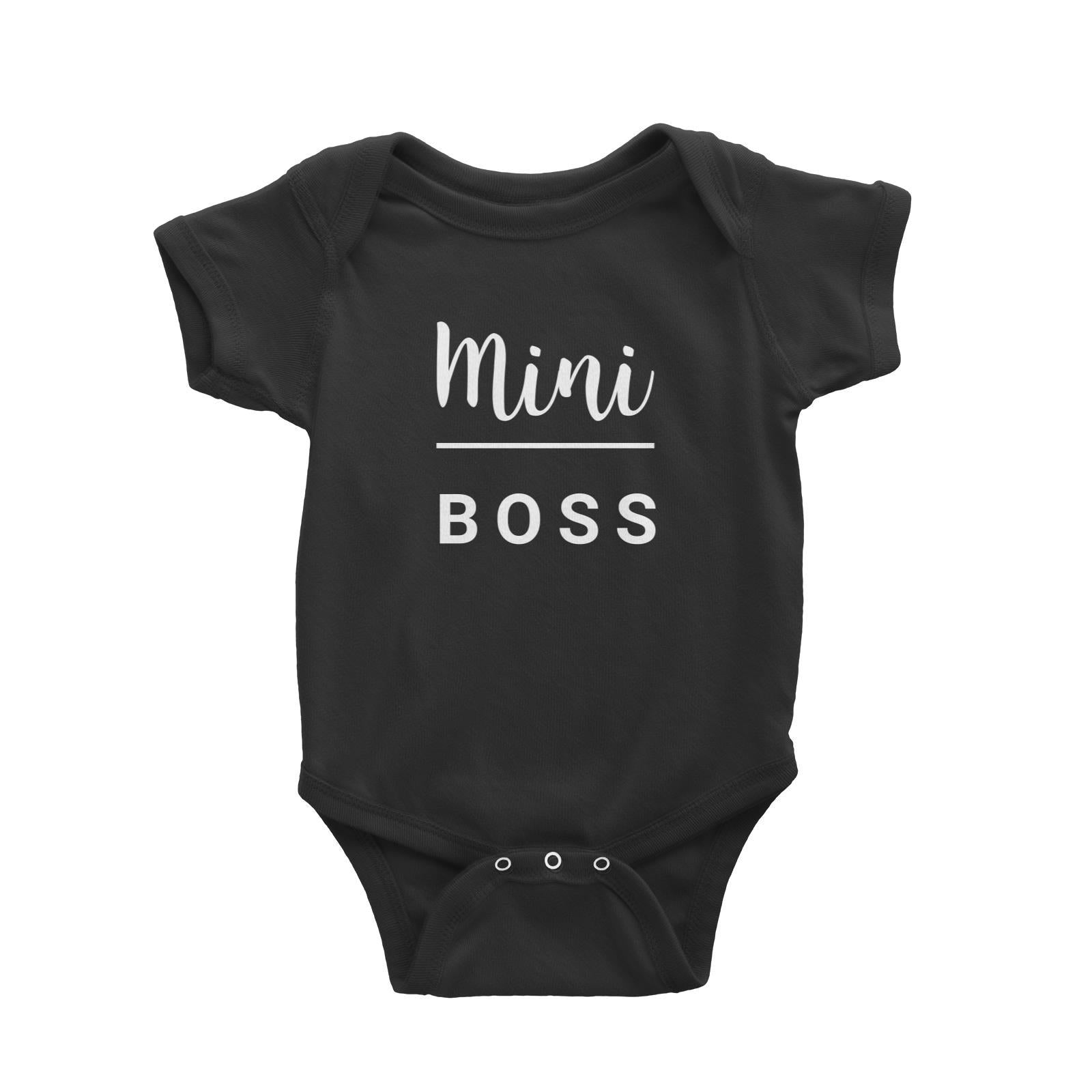 Mini Boss Baby Romper  Matching Family